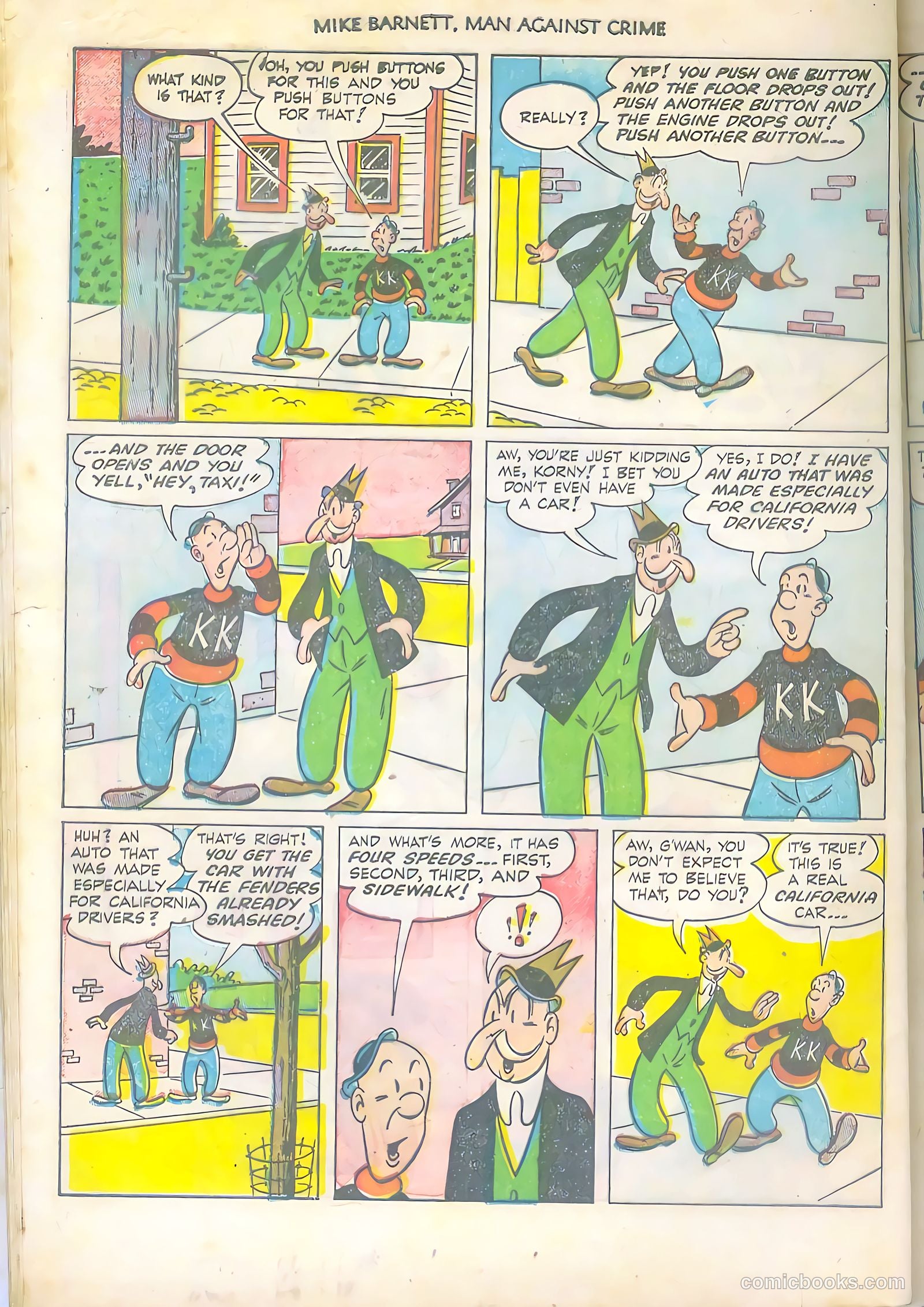 Mike Barnett, Man Against Crime #5 — page 32 of 36