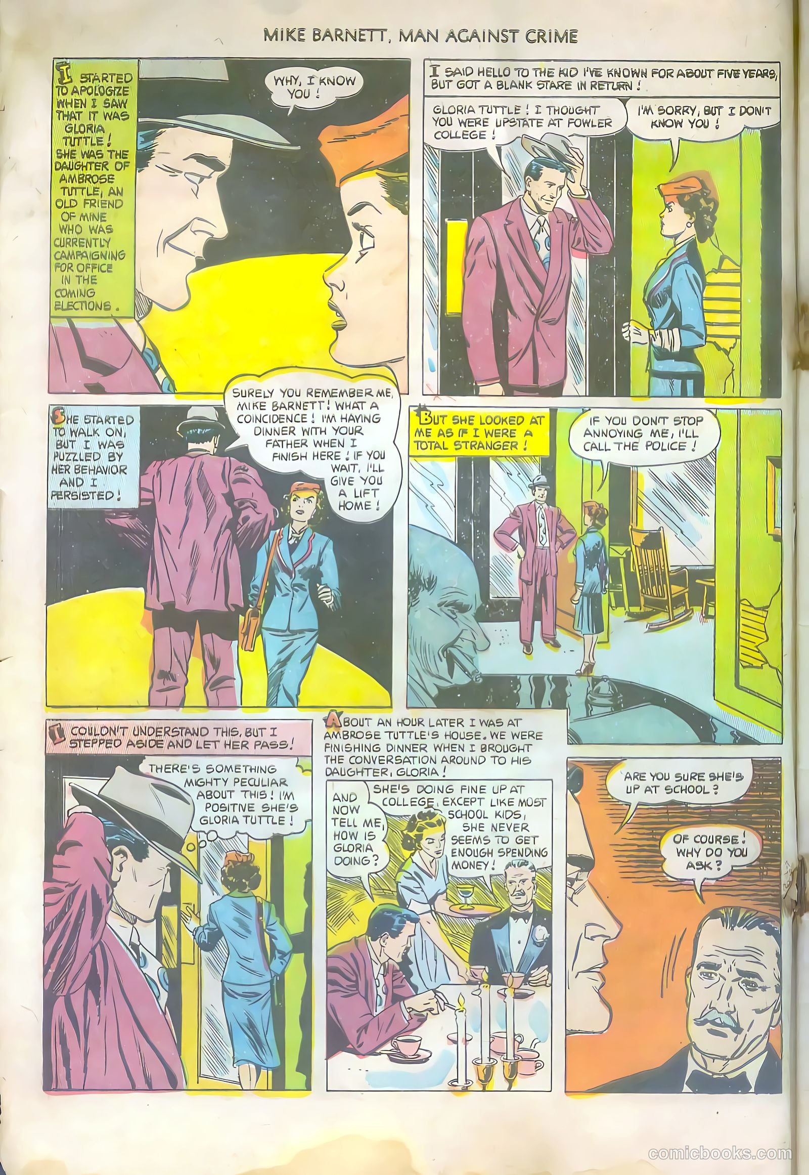Mike Barnett, Man Against Crime #6 — page 4 of 36