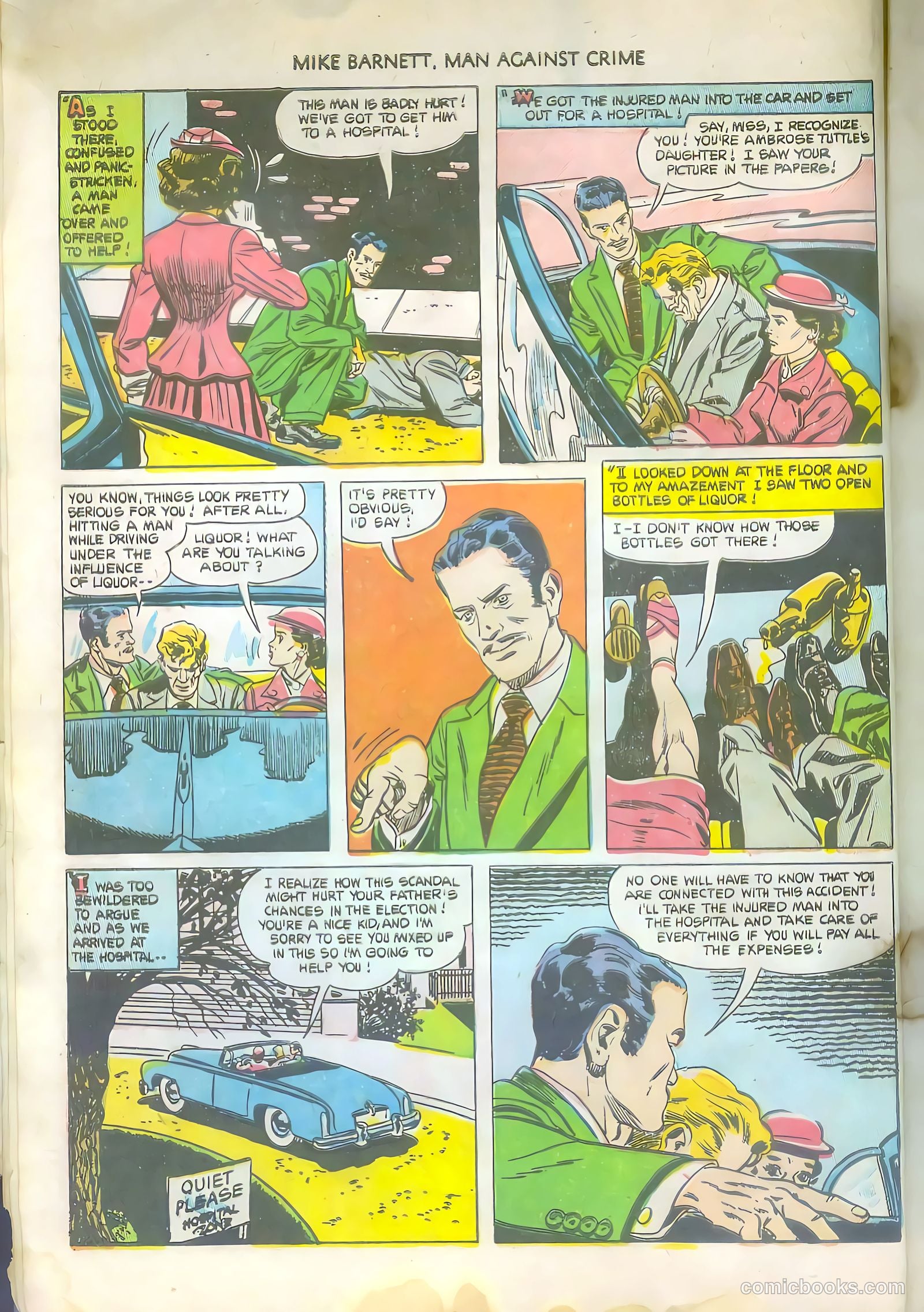 Mike Barnett, Man Against Crime #6 — page 8 of 36