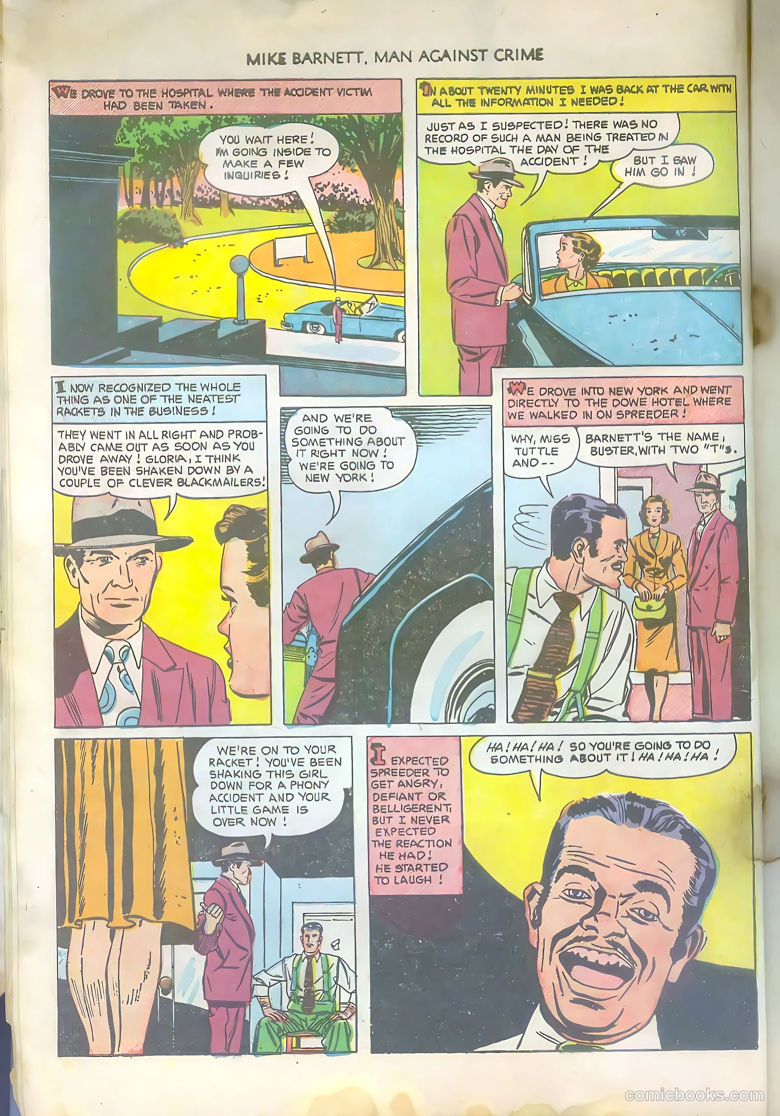 Mike Barnett, Man Against Crime #6 — page 10 of 36