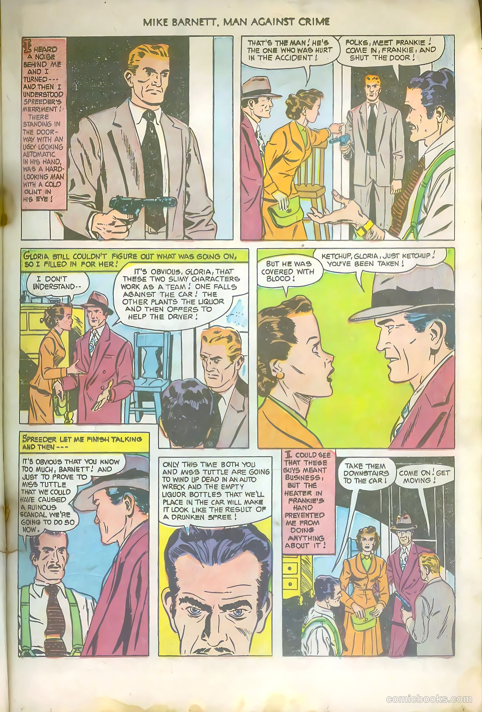 Mike Barnett, Man Against Crime #6 — page 11 of 36