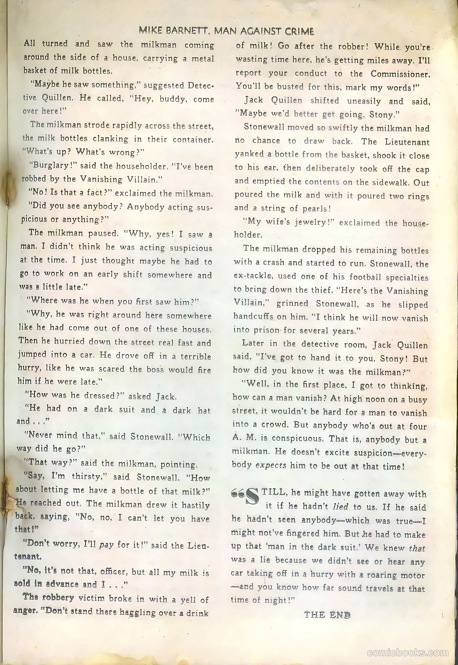 Mike Barnett, Man Against Crime #6 — page 17 of 36