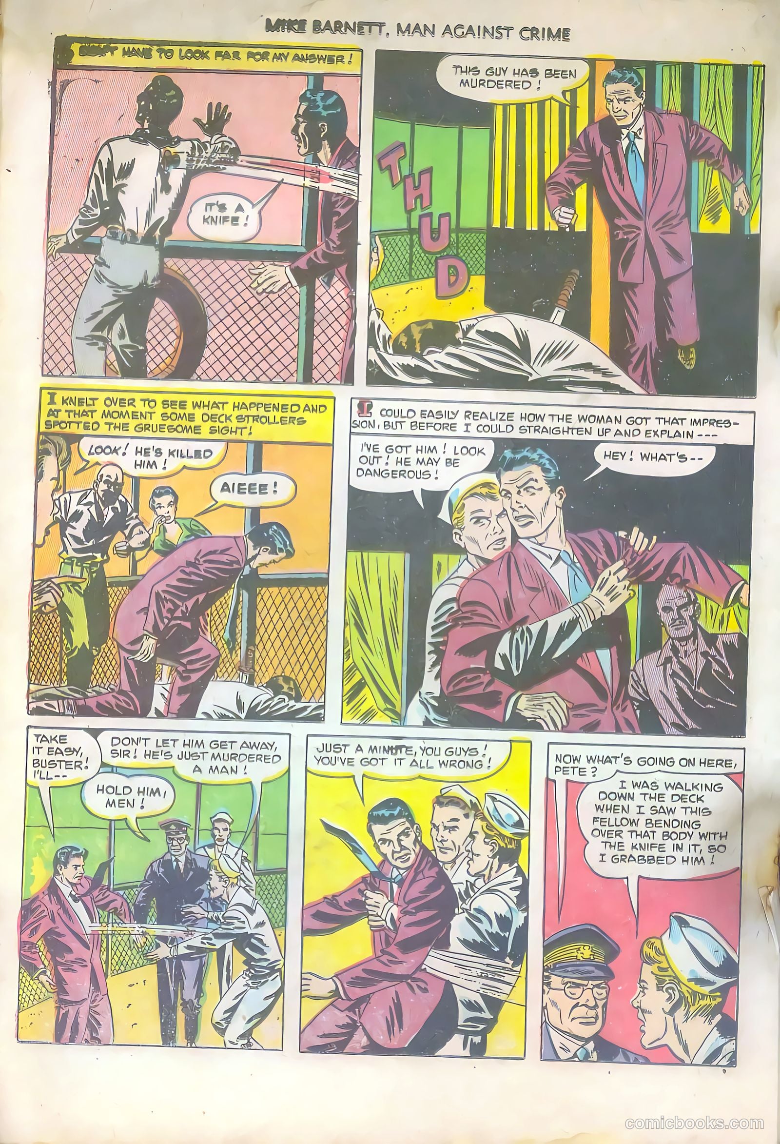 Mike Barnett, Man Against Crime #6 — page 20 of 36