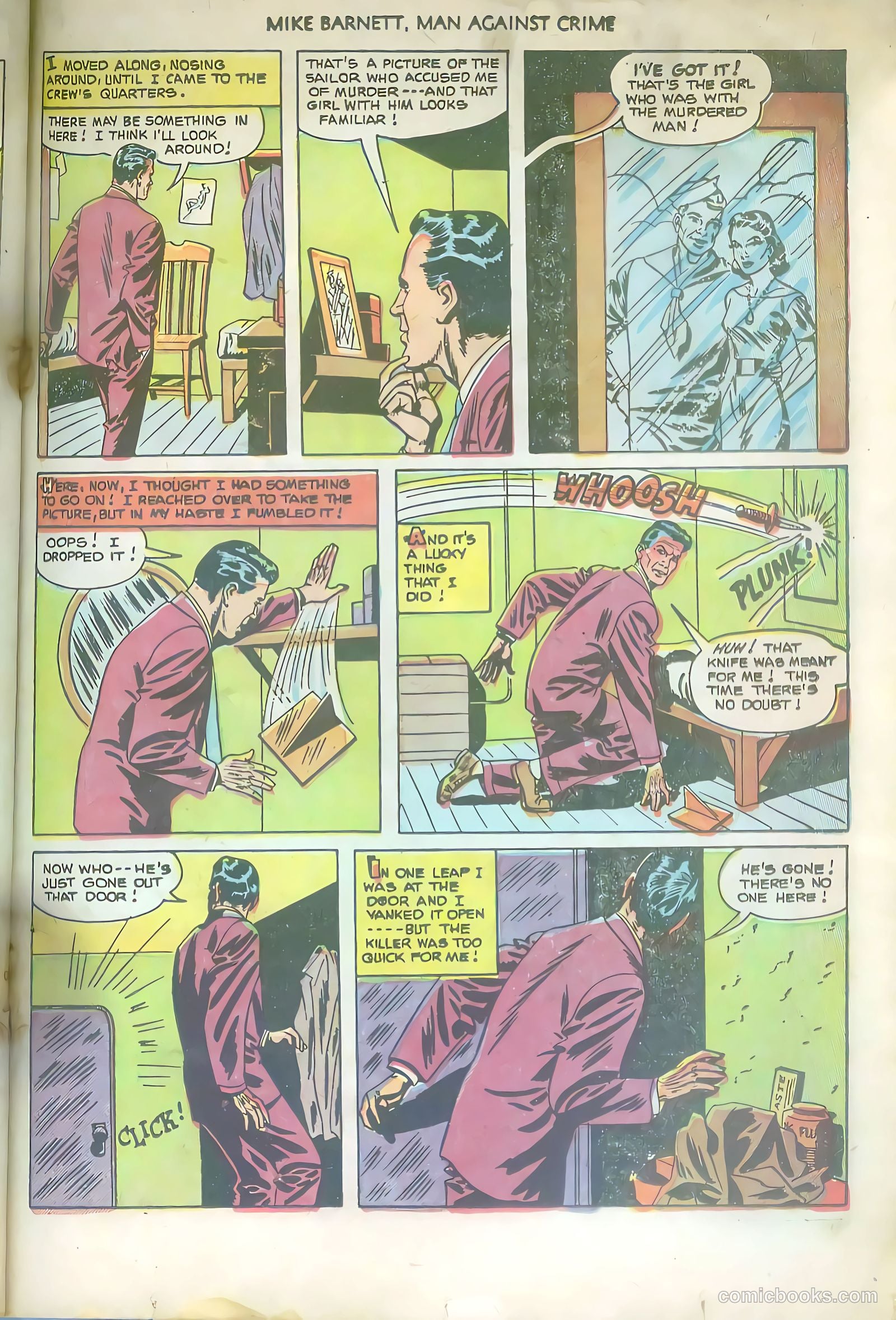Mike Barnett, Man Against Crime #6 — page 23 of 36