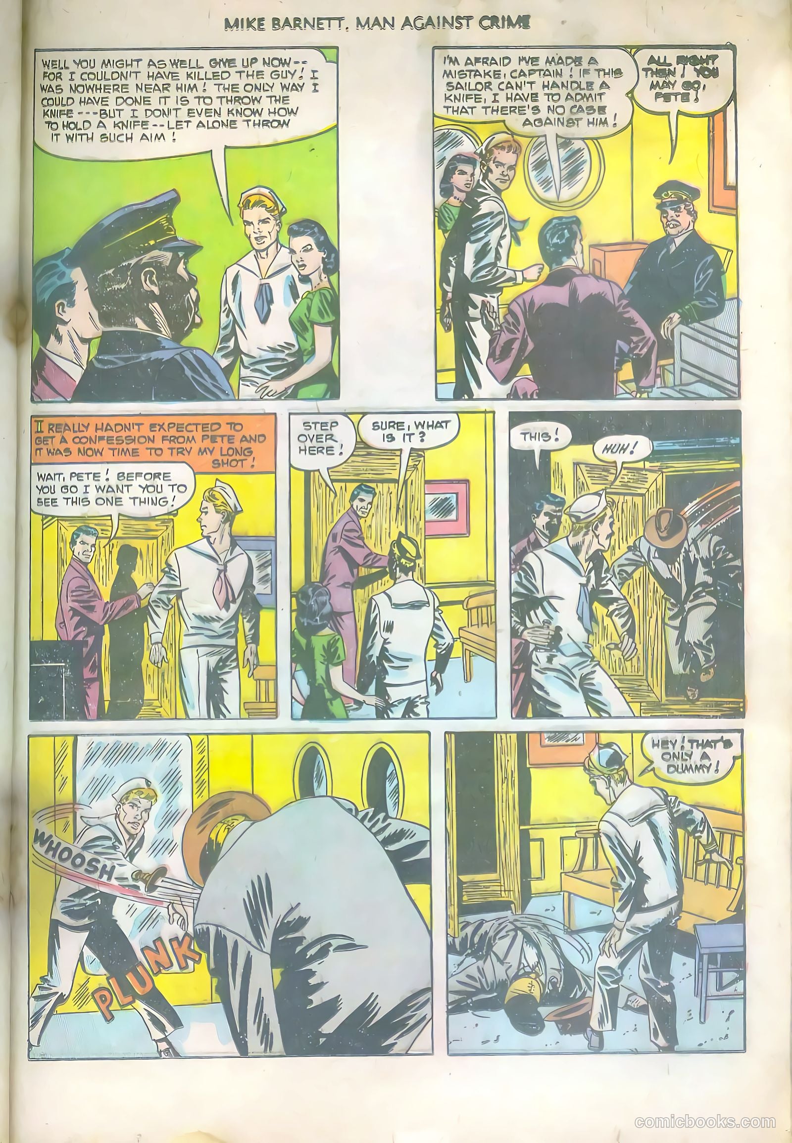 Mike Barnett, Man Against Crime #6 — page 25 of 36