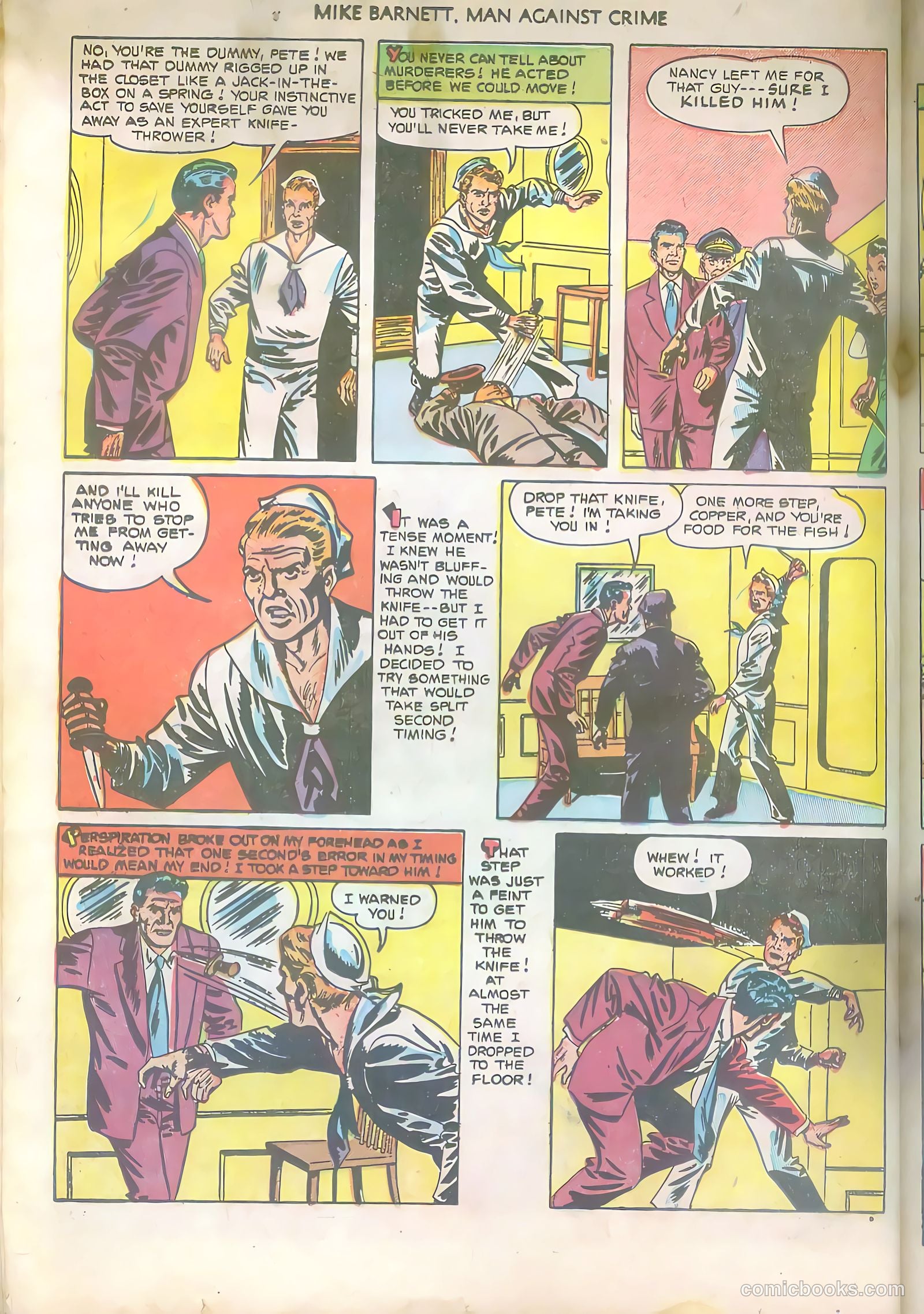 Mike Barnett, Man Against Crime #6 — page 26 of 36