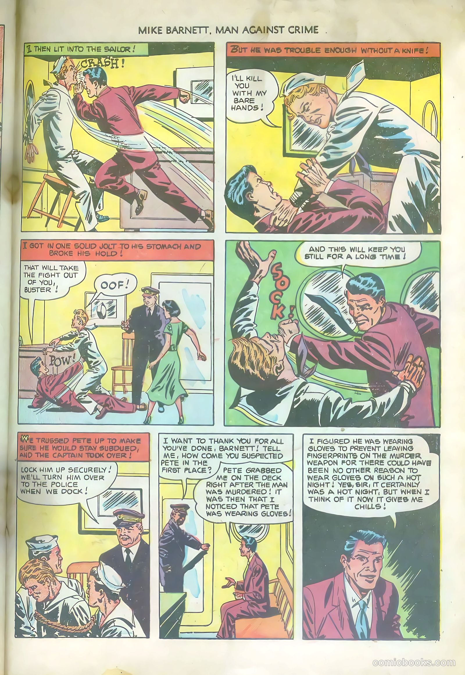 Mike Barnett, Man Against Crime #6 — page 27 of 36
