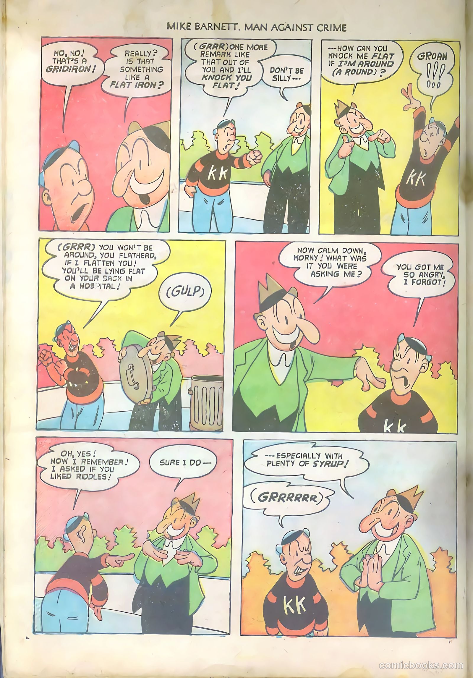 Mike Barnett, Man Against Crime #6 — page 30 of 36
