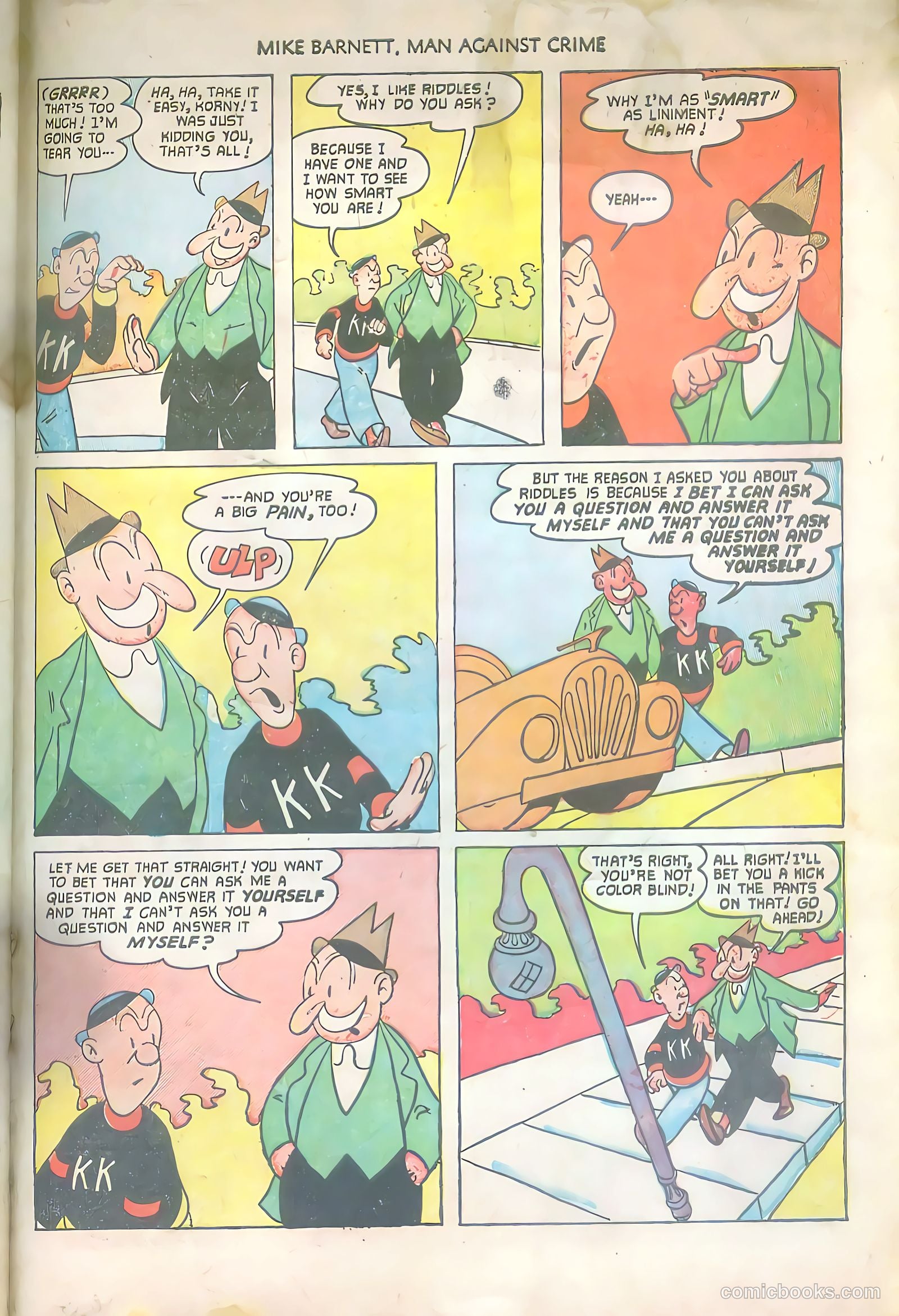Mike Barnett, Man Against Crime #6 — page 31 of 36