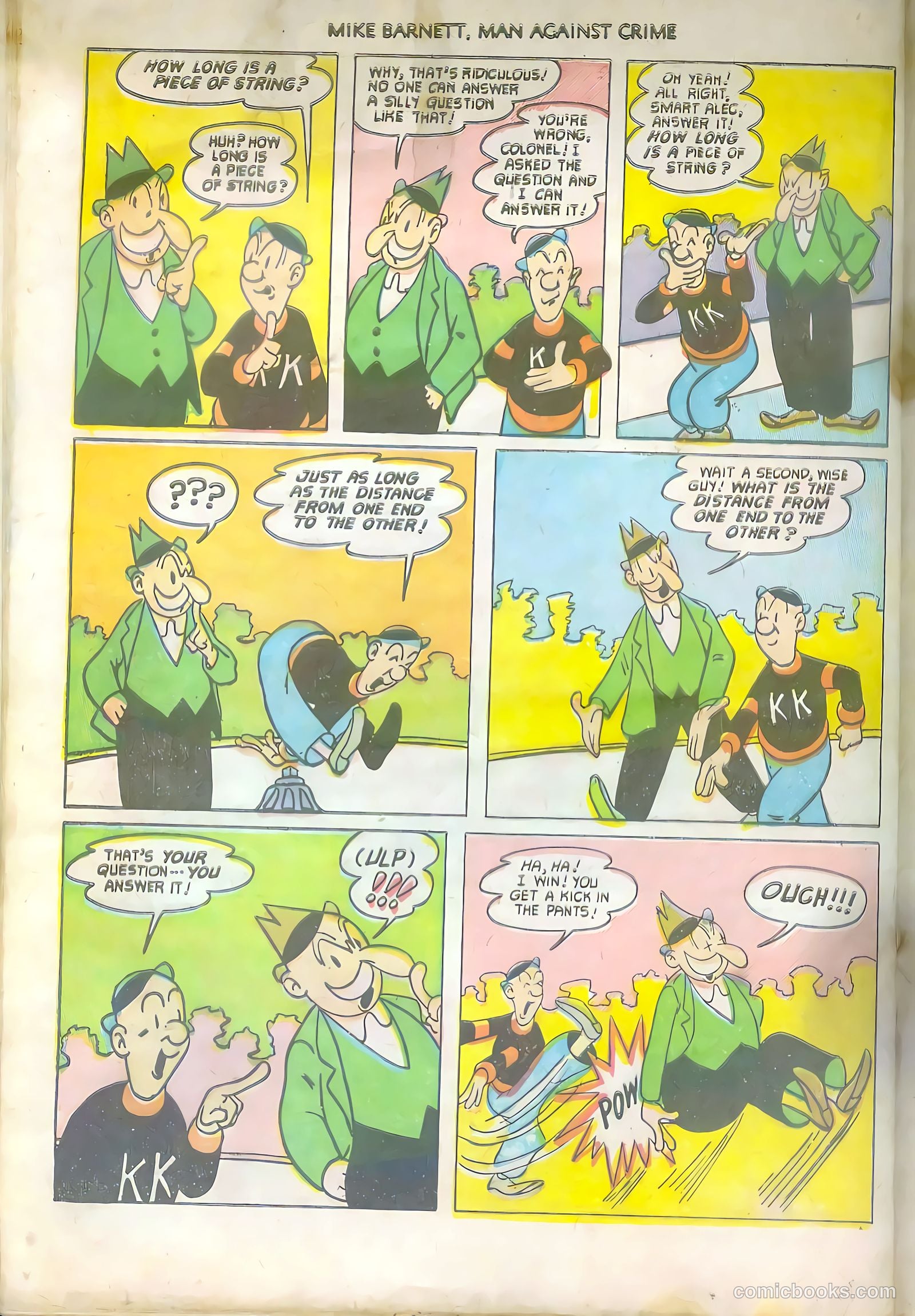 Mike Barnett, Man Against Crime #6 — page 32 of 36