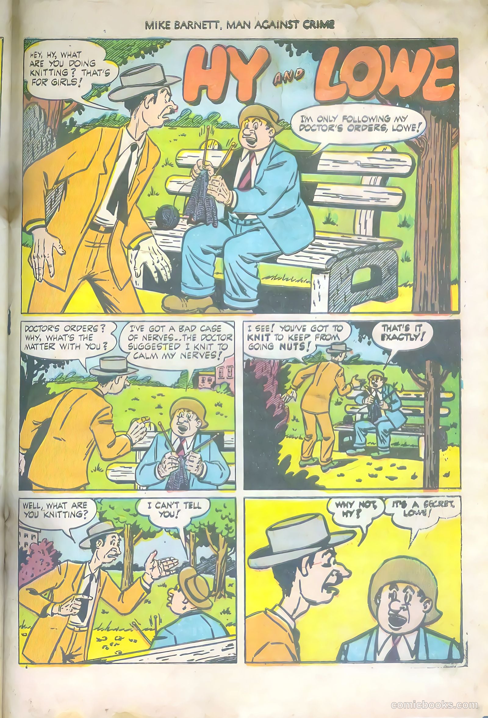 Mike Barnett, Man Against Crime #6 — page 33 of 36