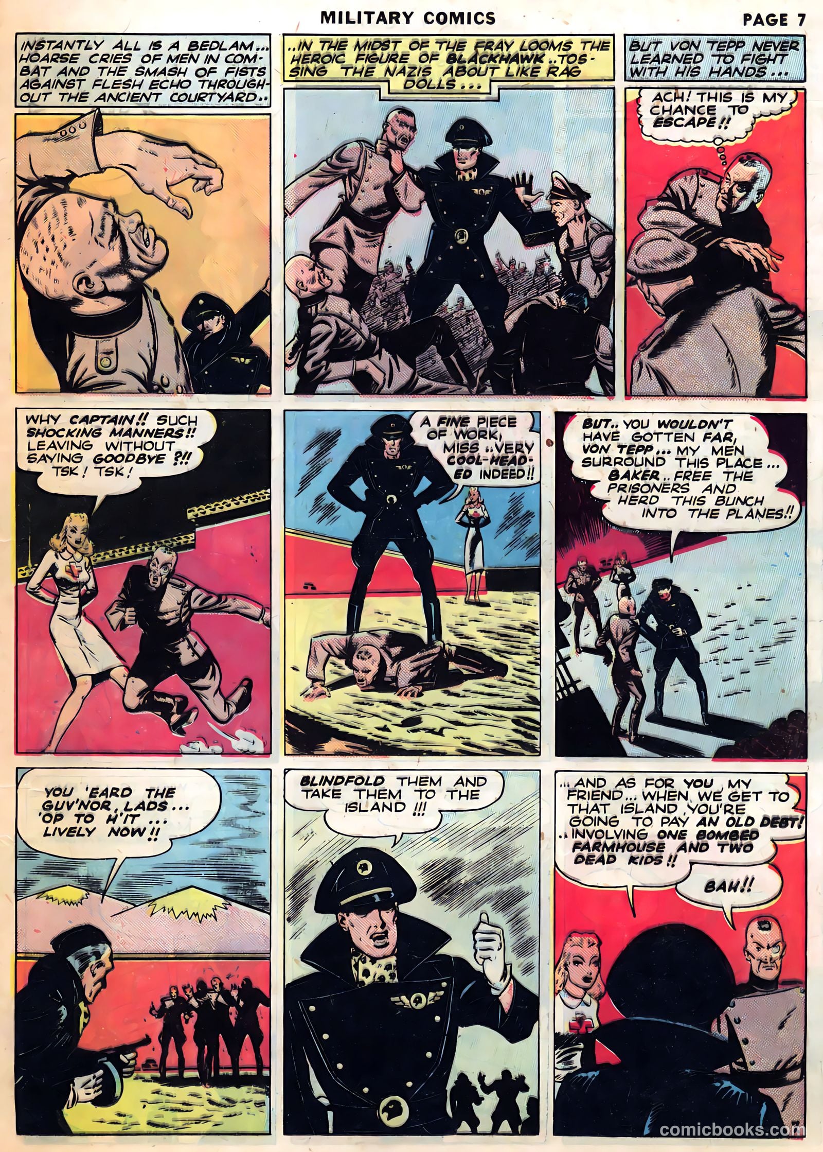 Military Comics #1 — page 9 of 68