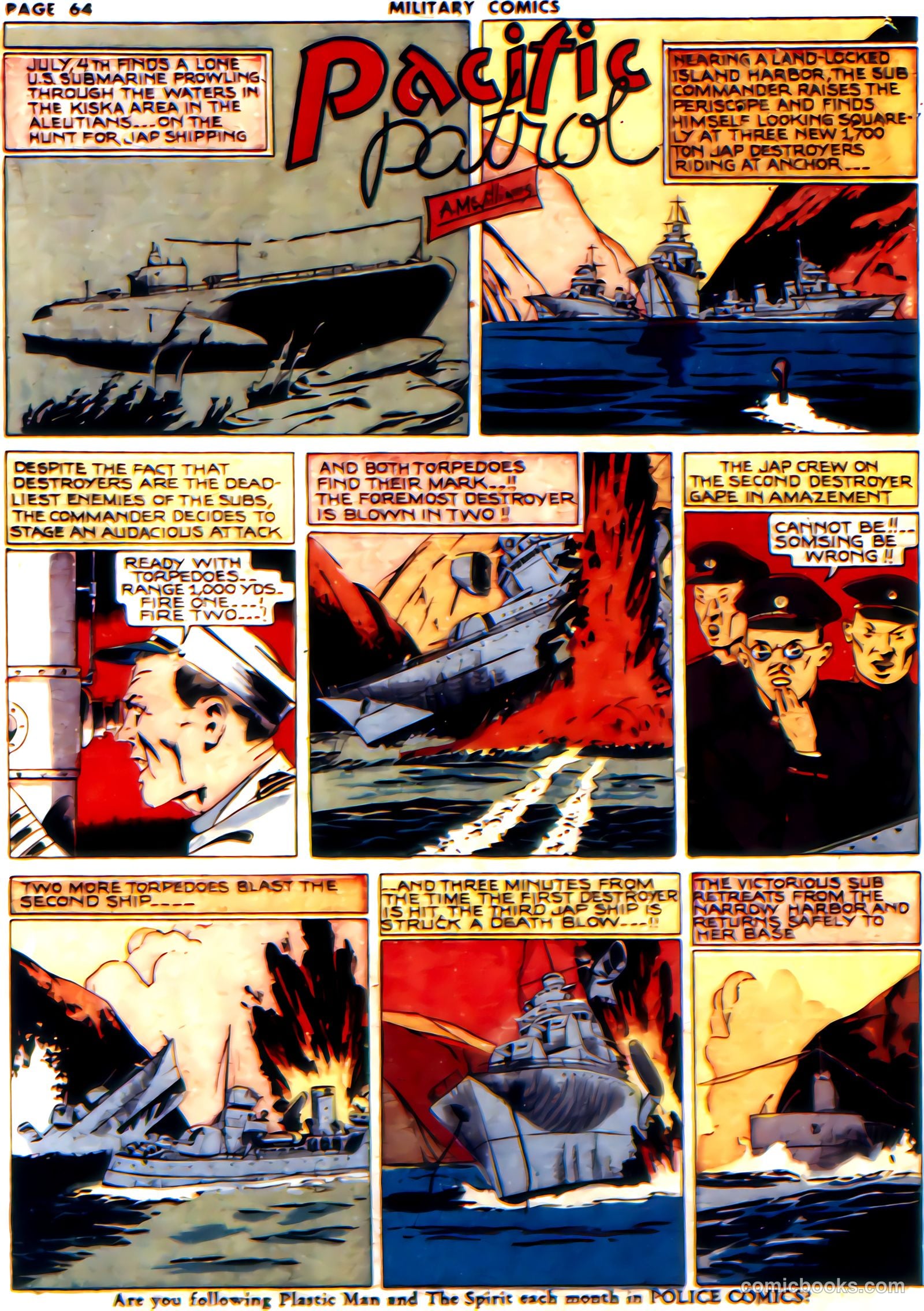 Military Comics #14 — page 66 of 68
