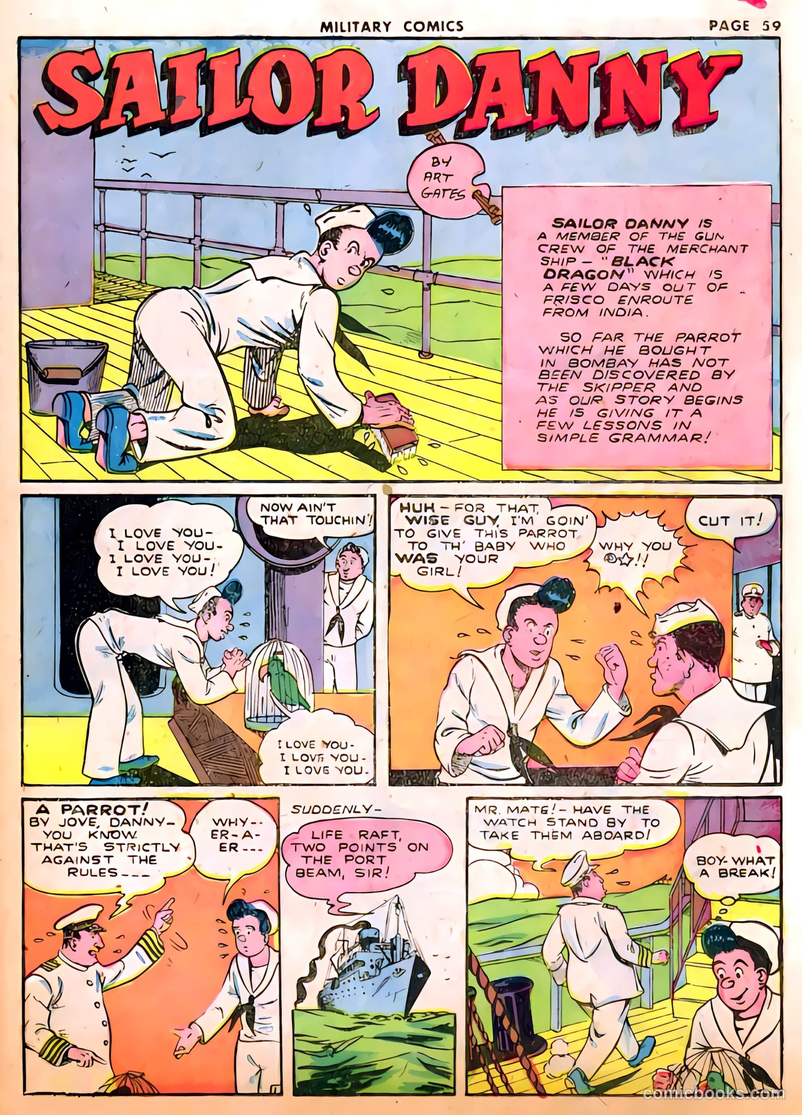 Military Comics #19 — page 61 of 68