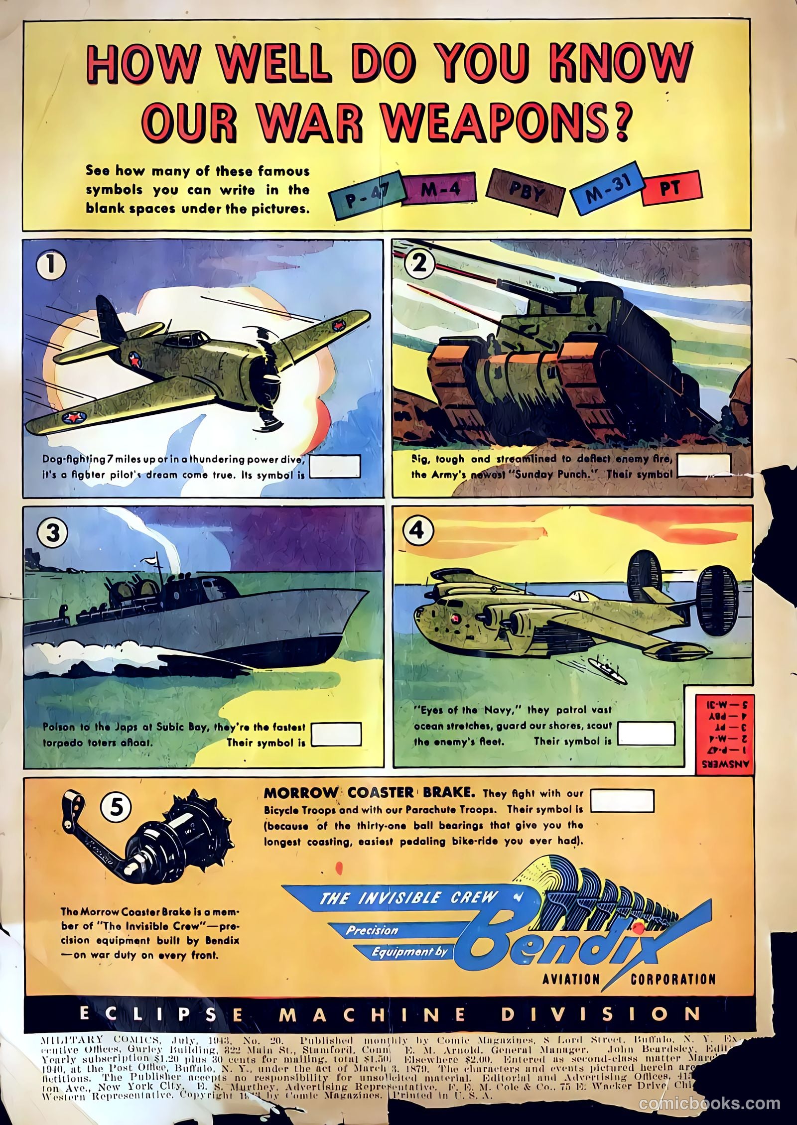 Military Comics #20 — page 2 of 68