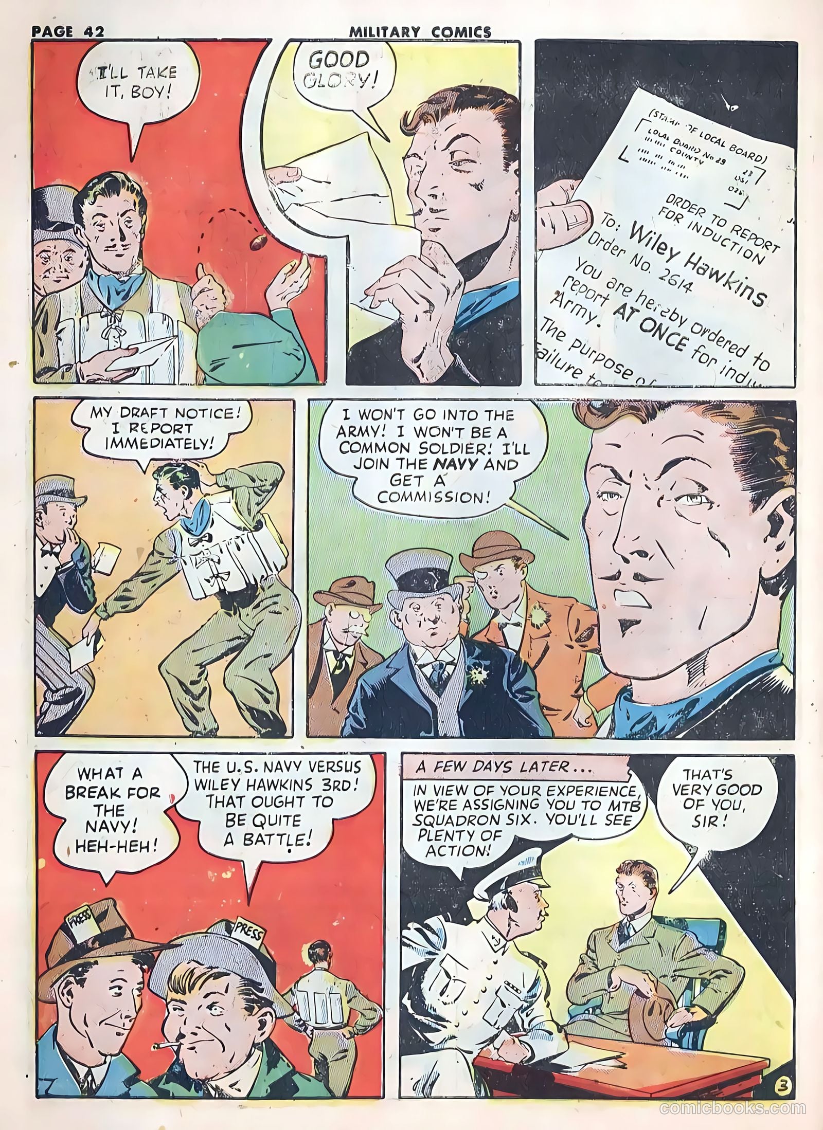Military Comics #20 — page 44 of 68