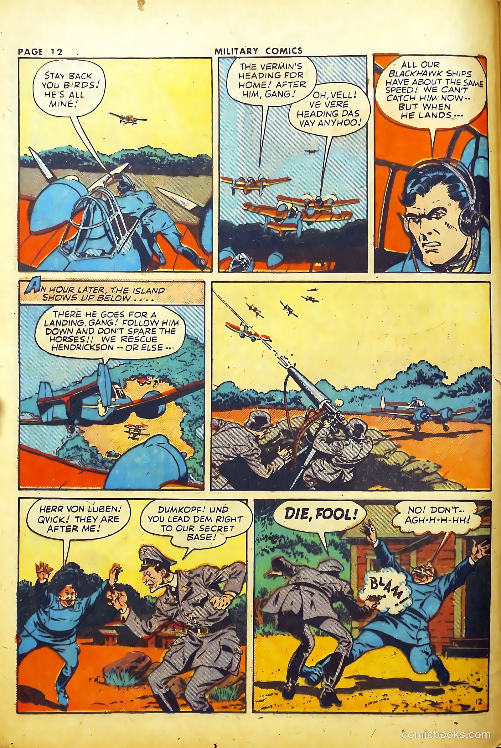 Military Comics #22 — page 14 of 68
