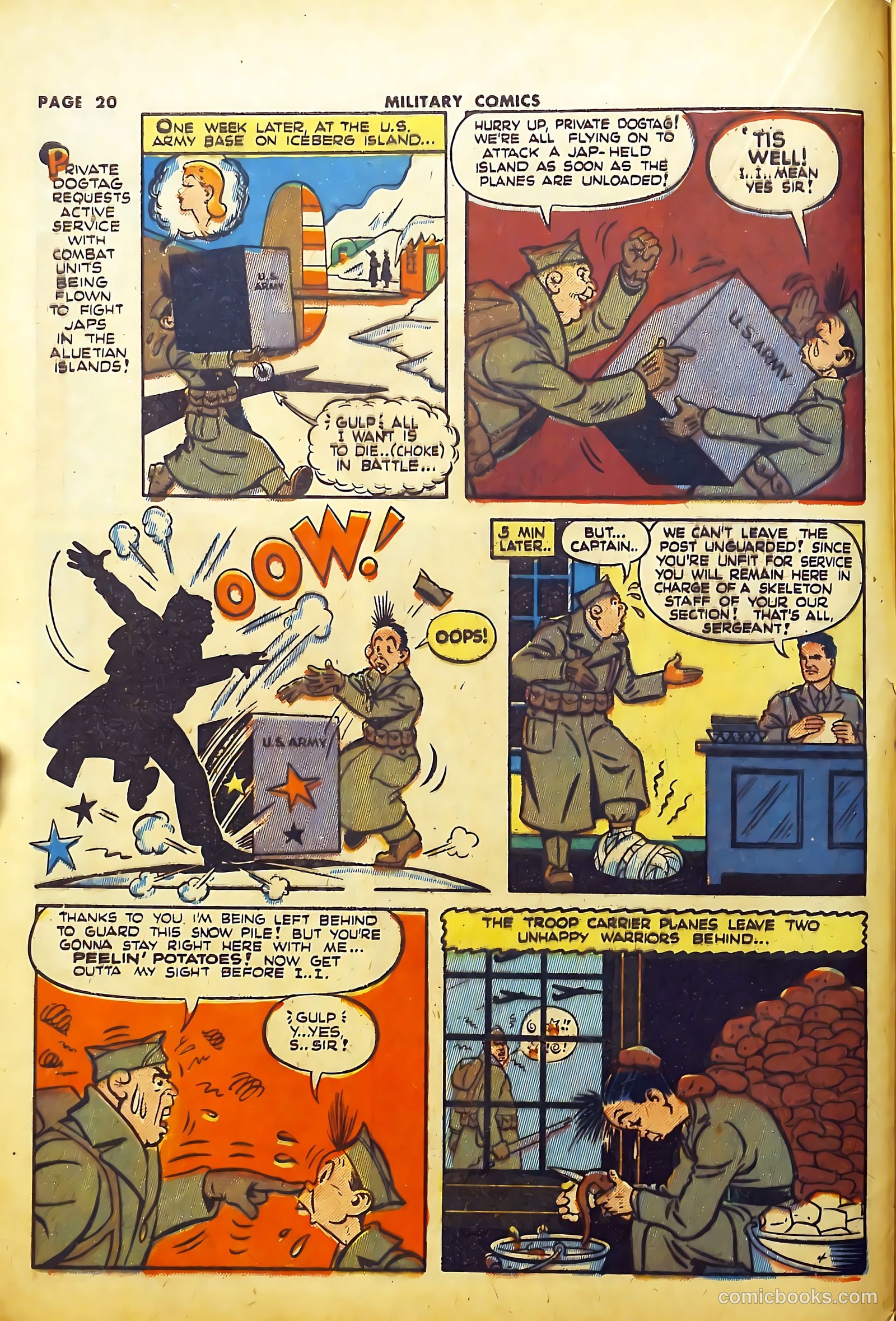 Military Comics #22 — page 22 of 68
