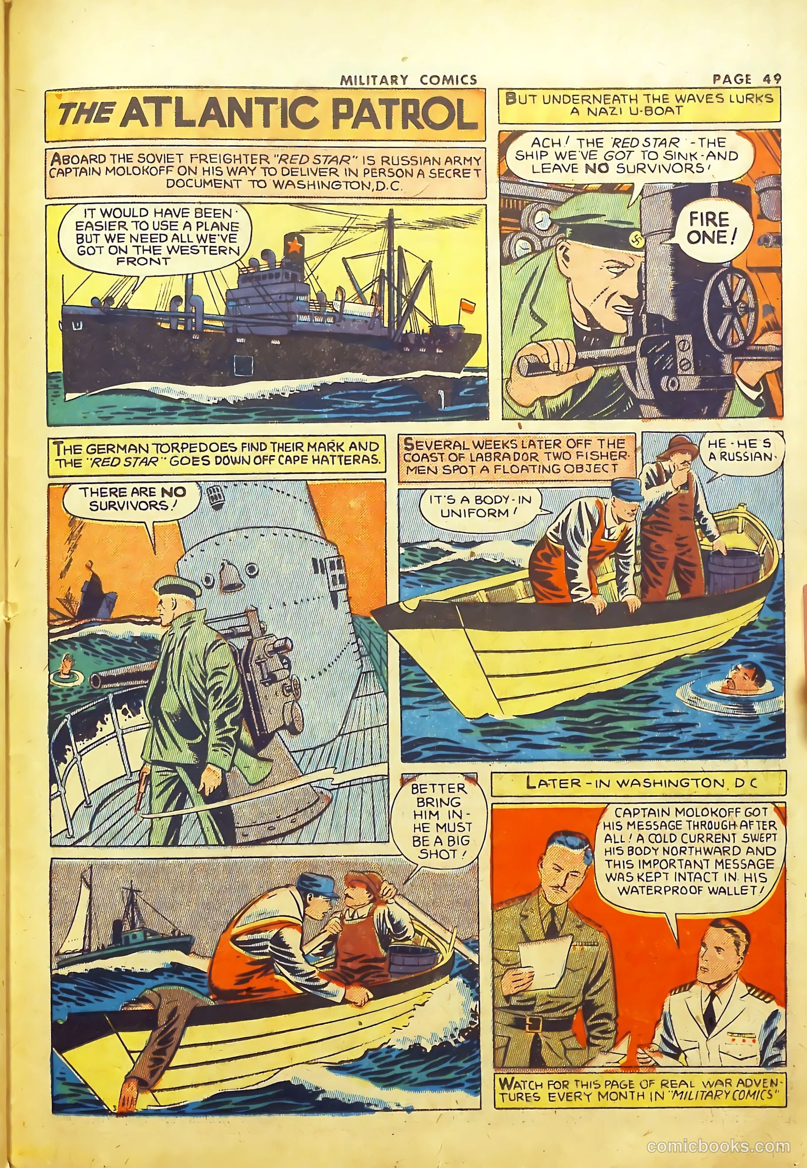 Military Comics #22 — page 51 of 68