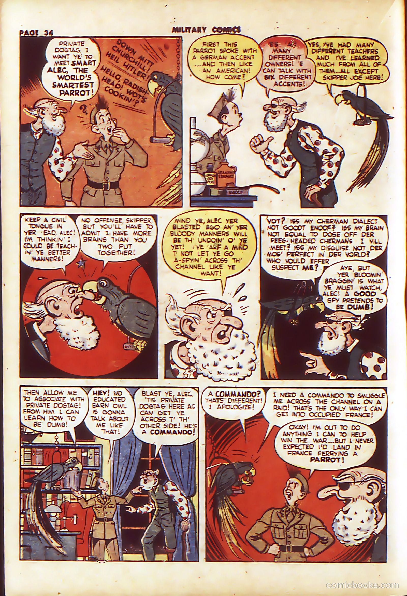 Military Comics #23 — page 37 of 70