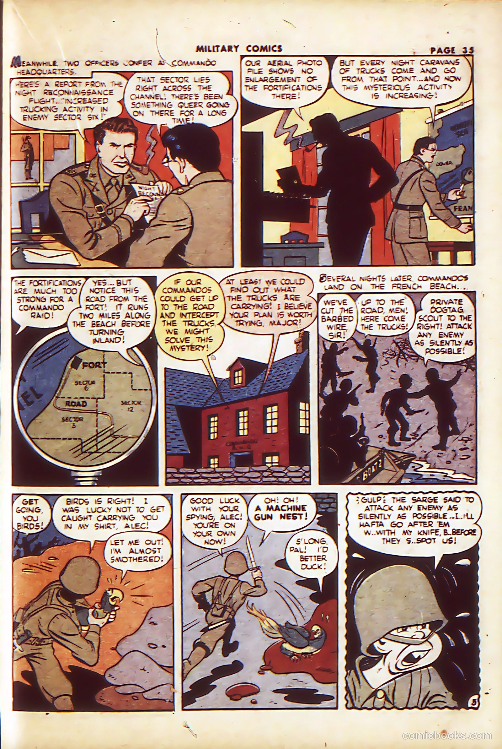 Military Comics #23 — page 38 of 70