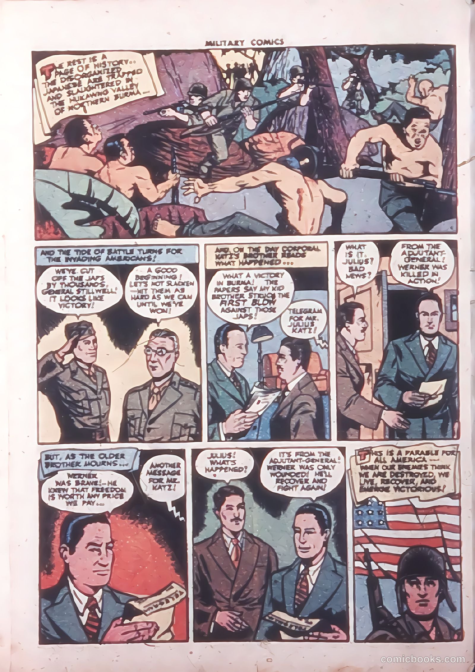 Military Comics #32 — page 58 of 60