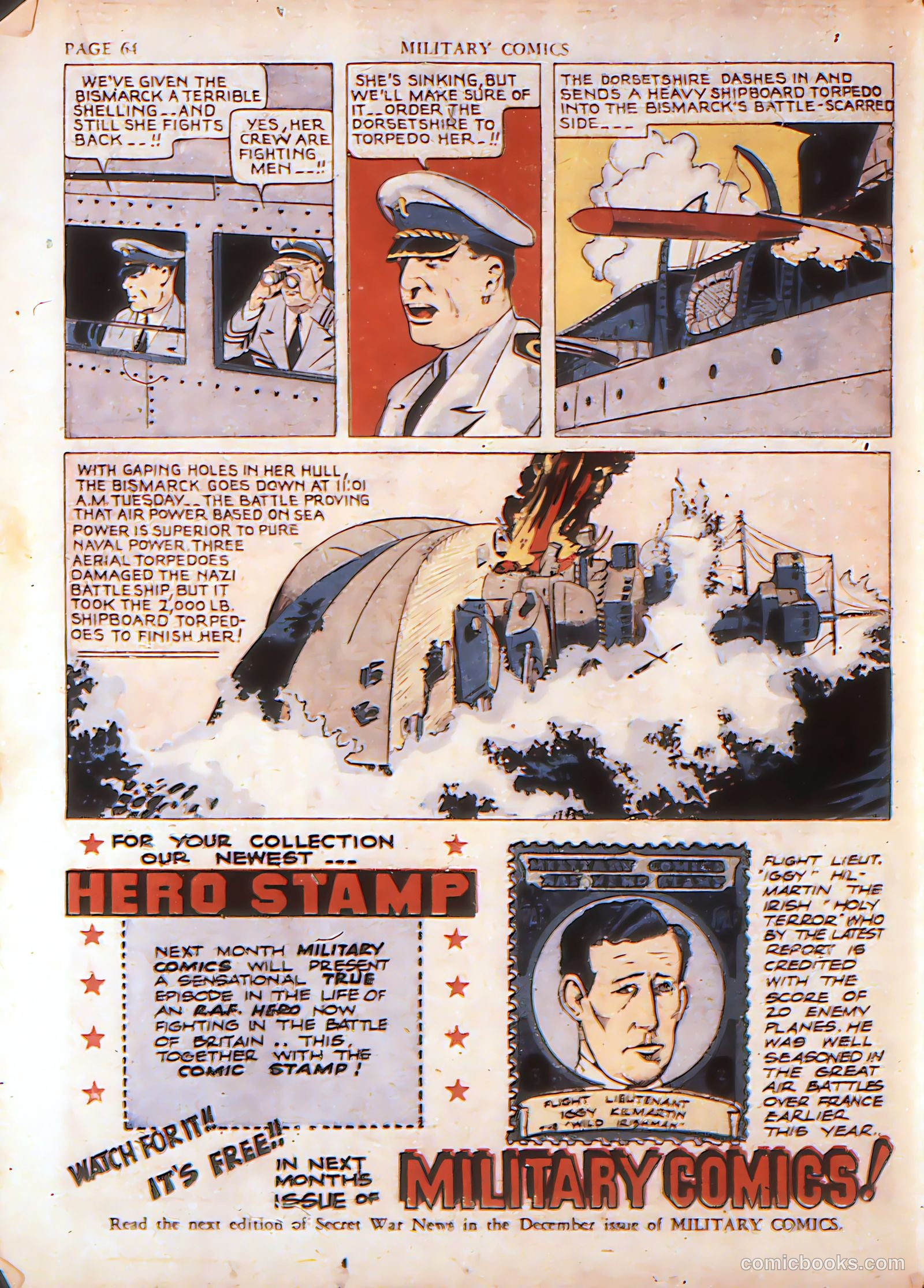 Military Comics #4 — page 66 of 68