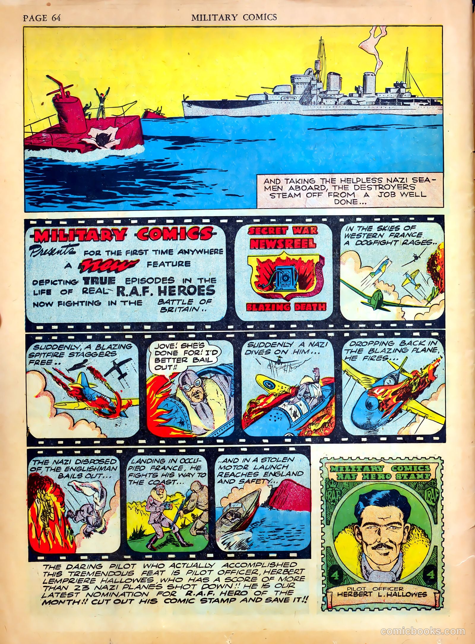 Military Comics #5 — page 66 of 68