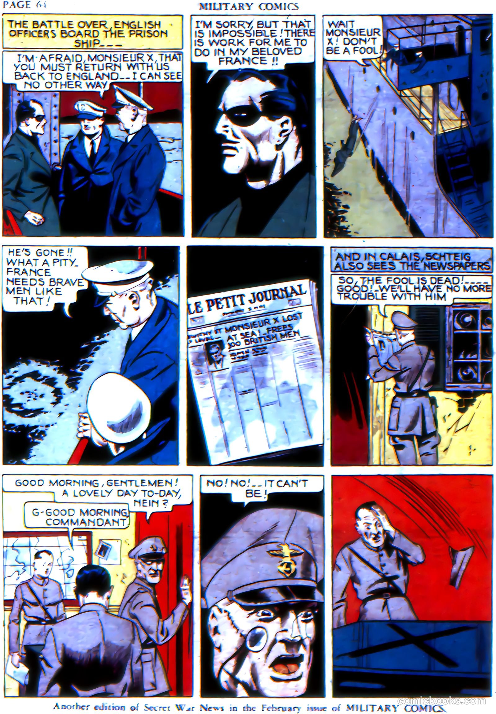 Military Comics #6 — page 66 of 68