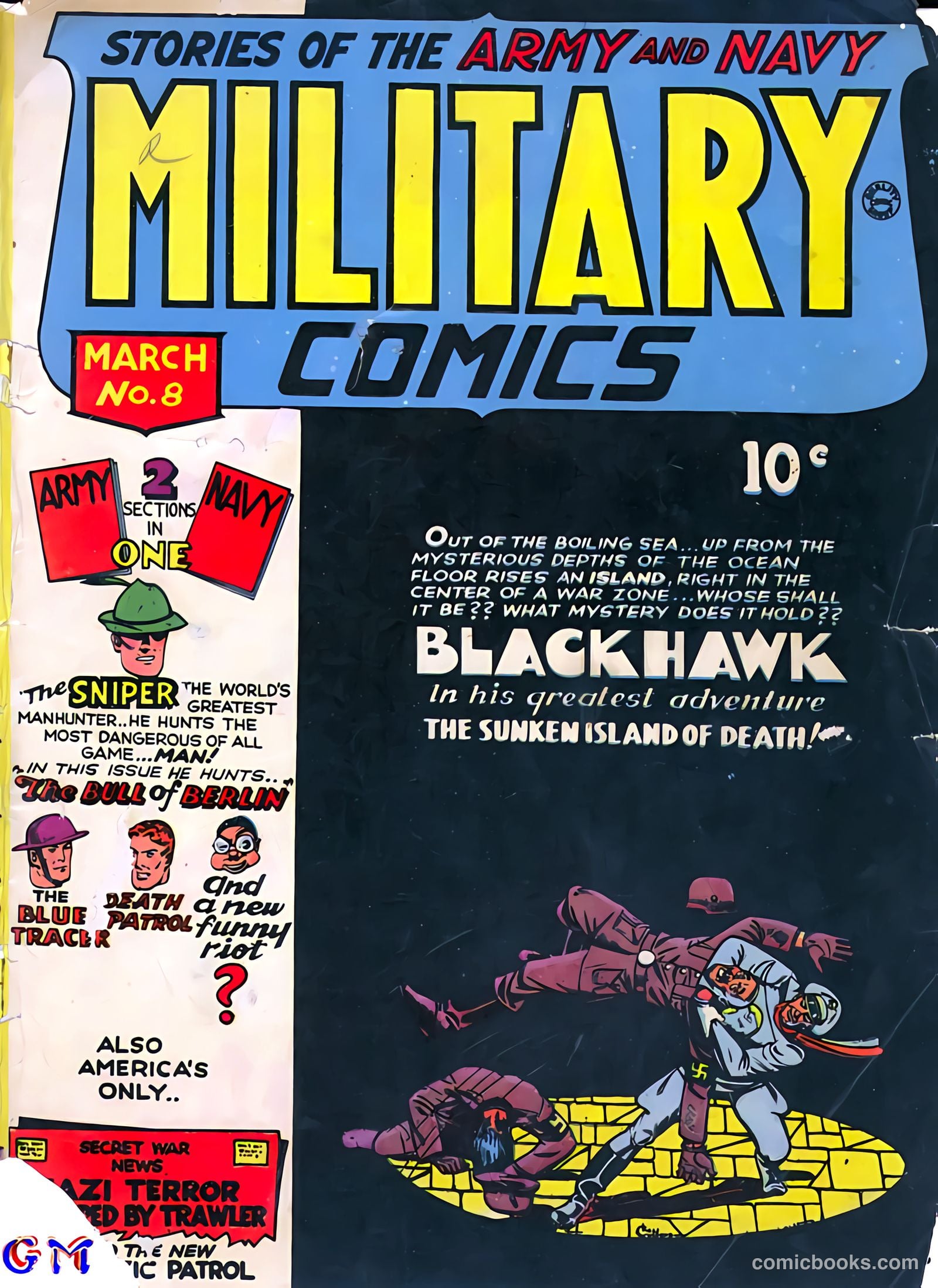 Military Comics #8 — page 1 of 68