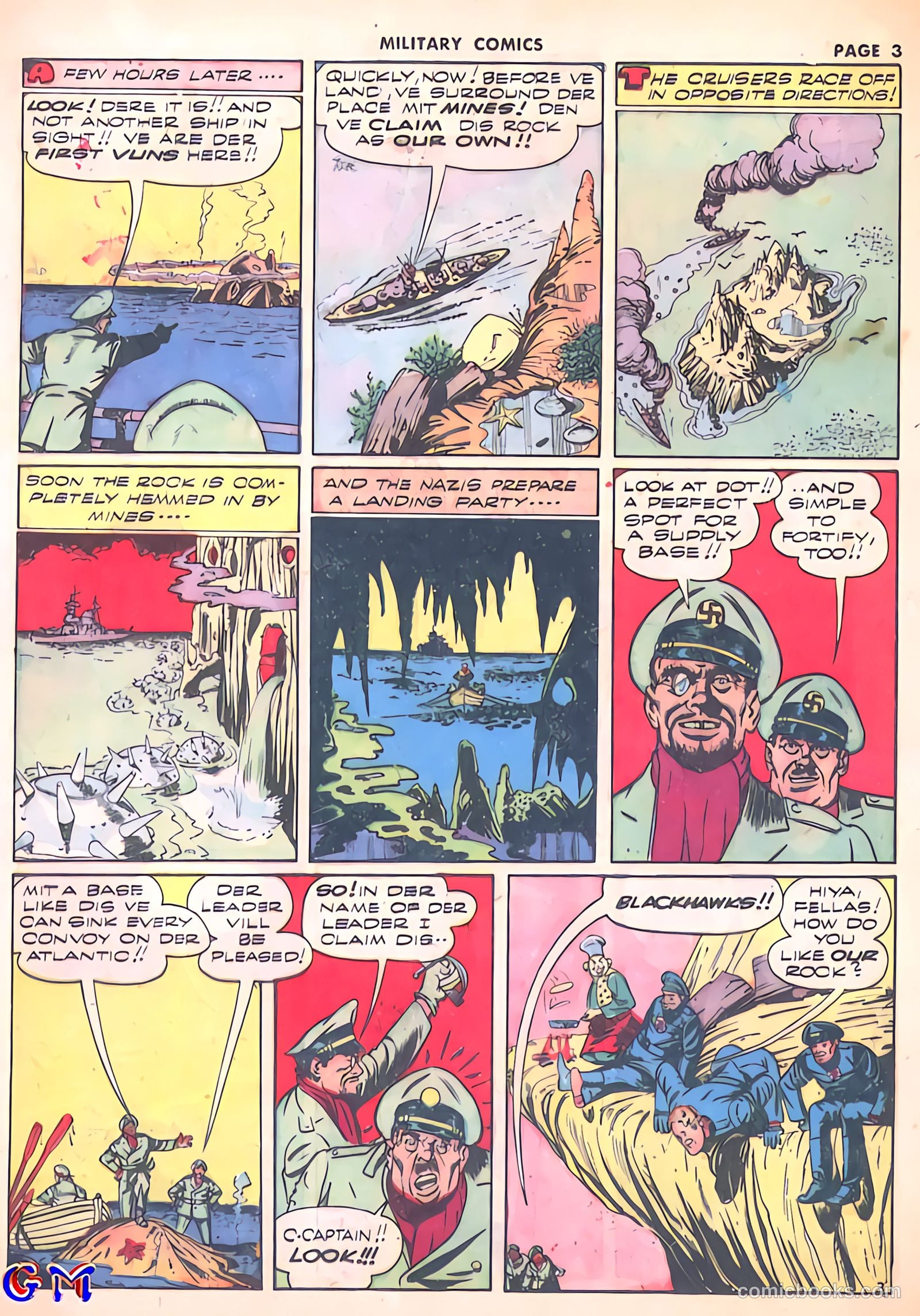 Military Comics #8 — page 5 of 68