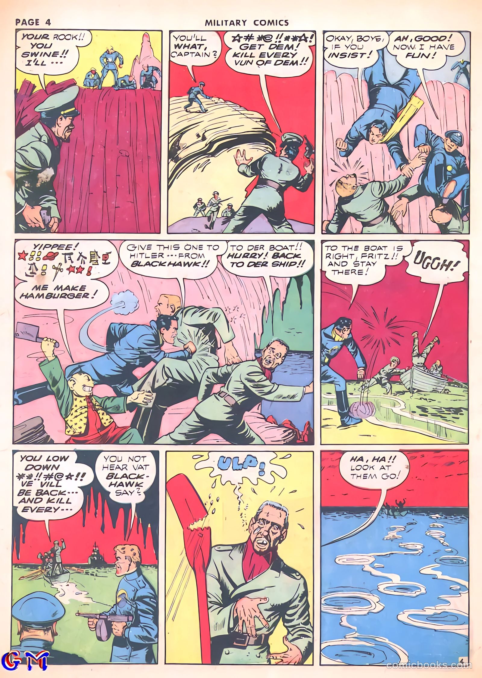 Military Comics #8 — page 6 of 68