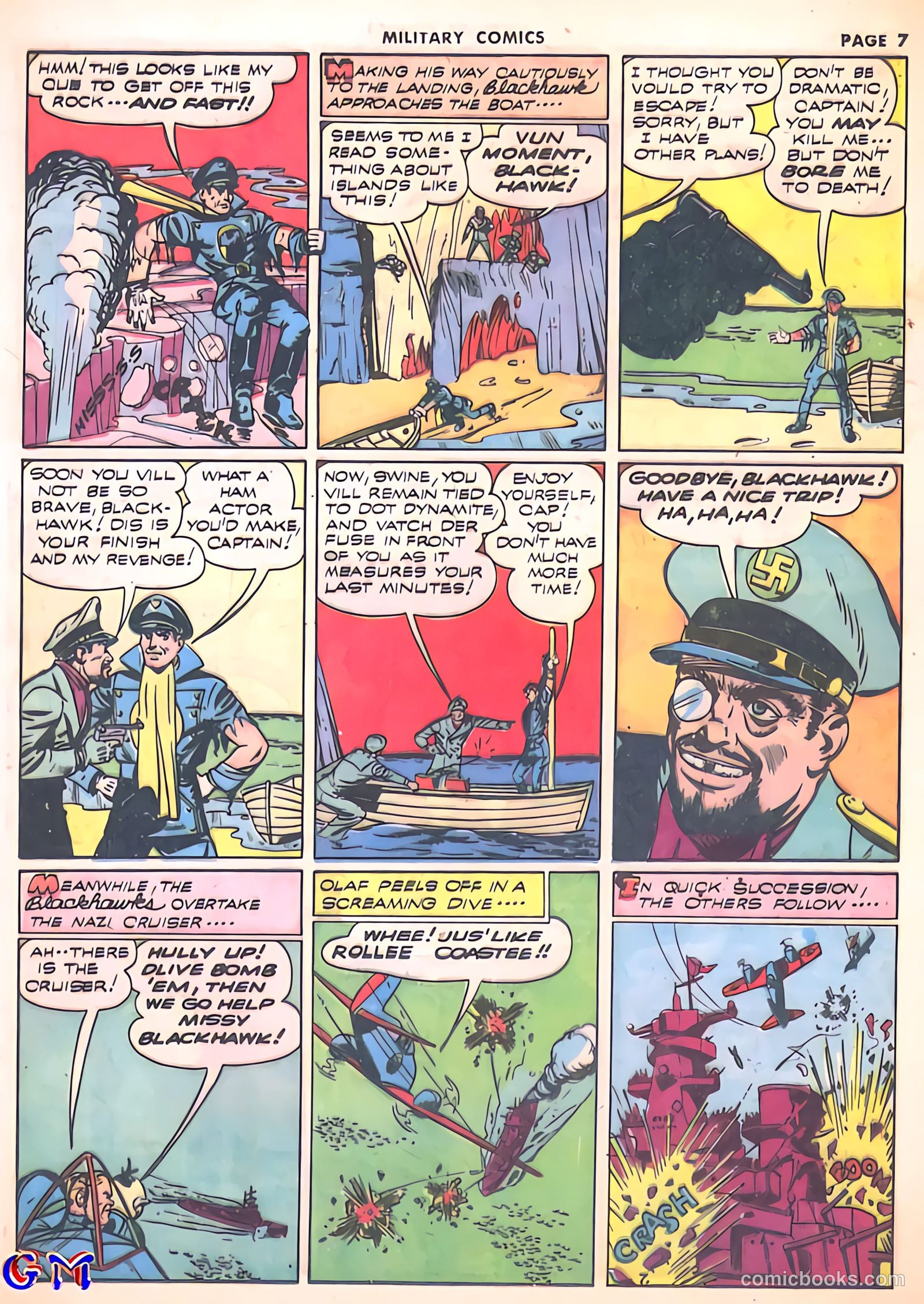 Military Comics #8 — page 9 of 68