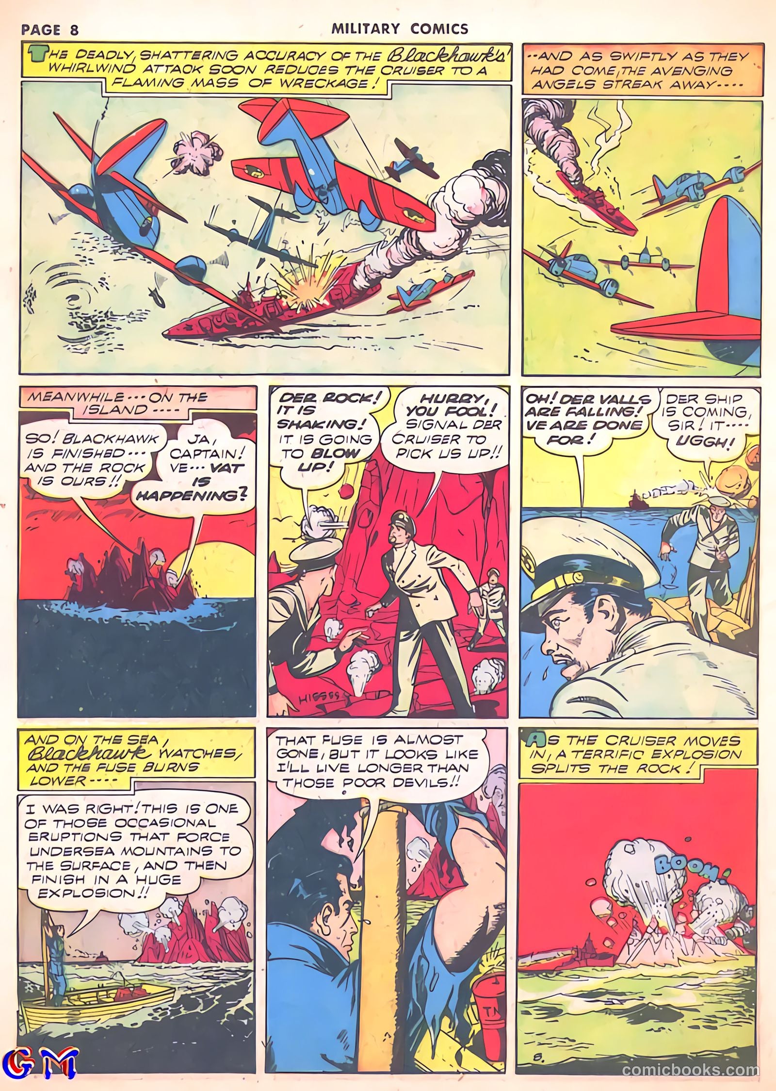 Military Comics #8 — page 10 of 68