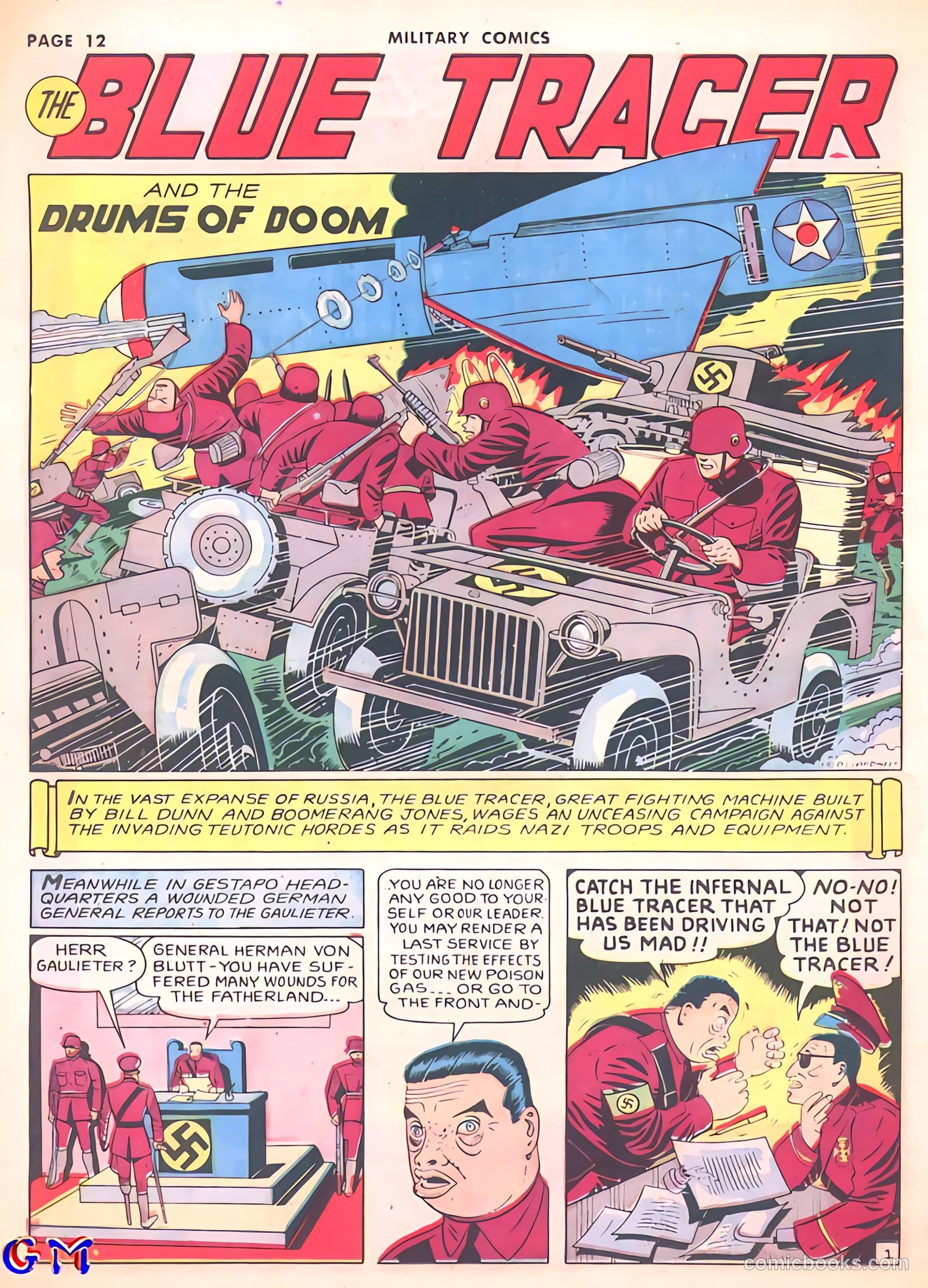 Military Comics #8 — page 14 of 68