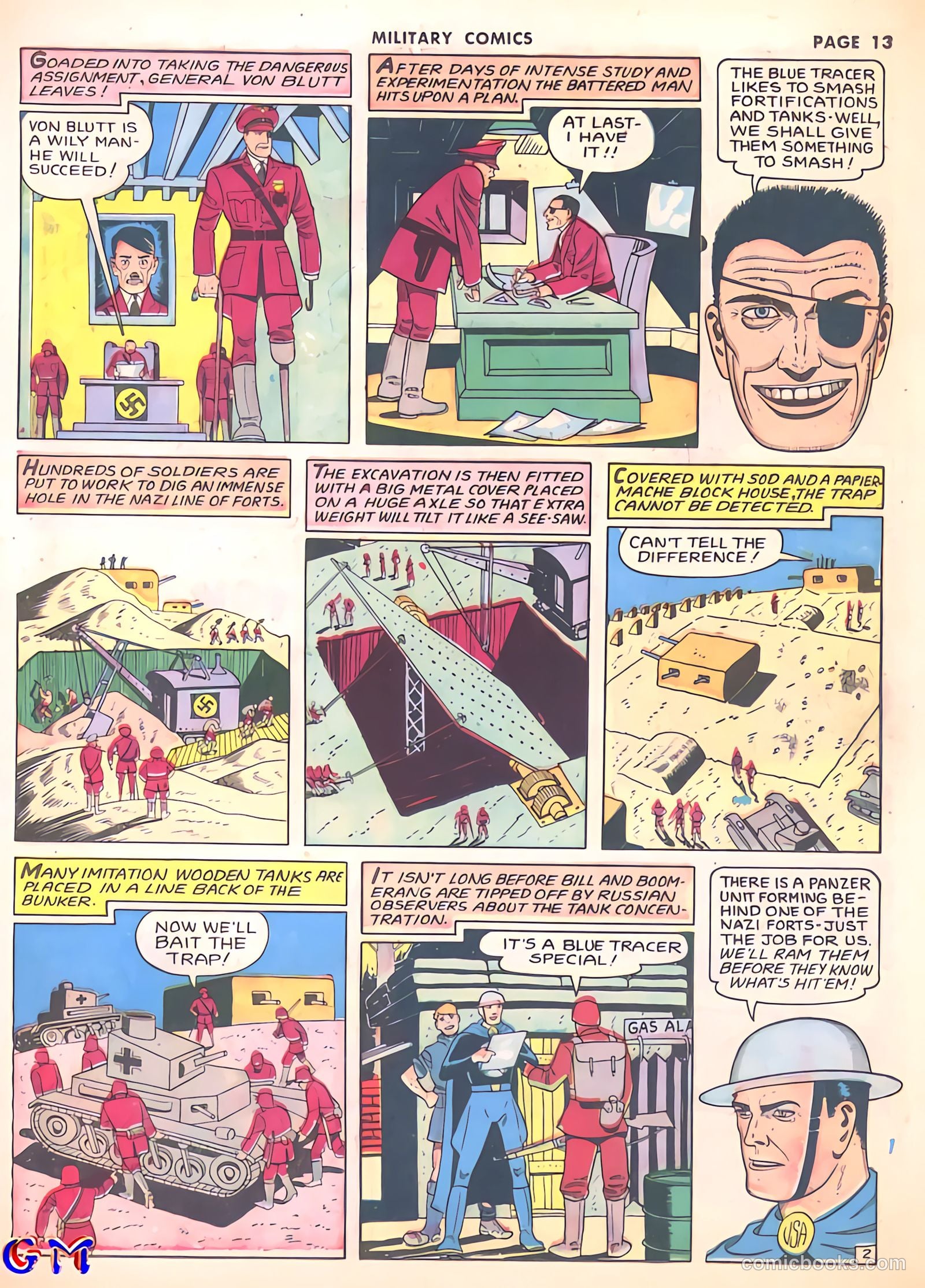 Military Comics #8 — page 15 of 68