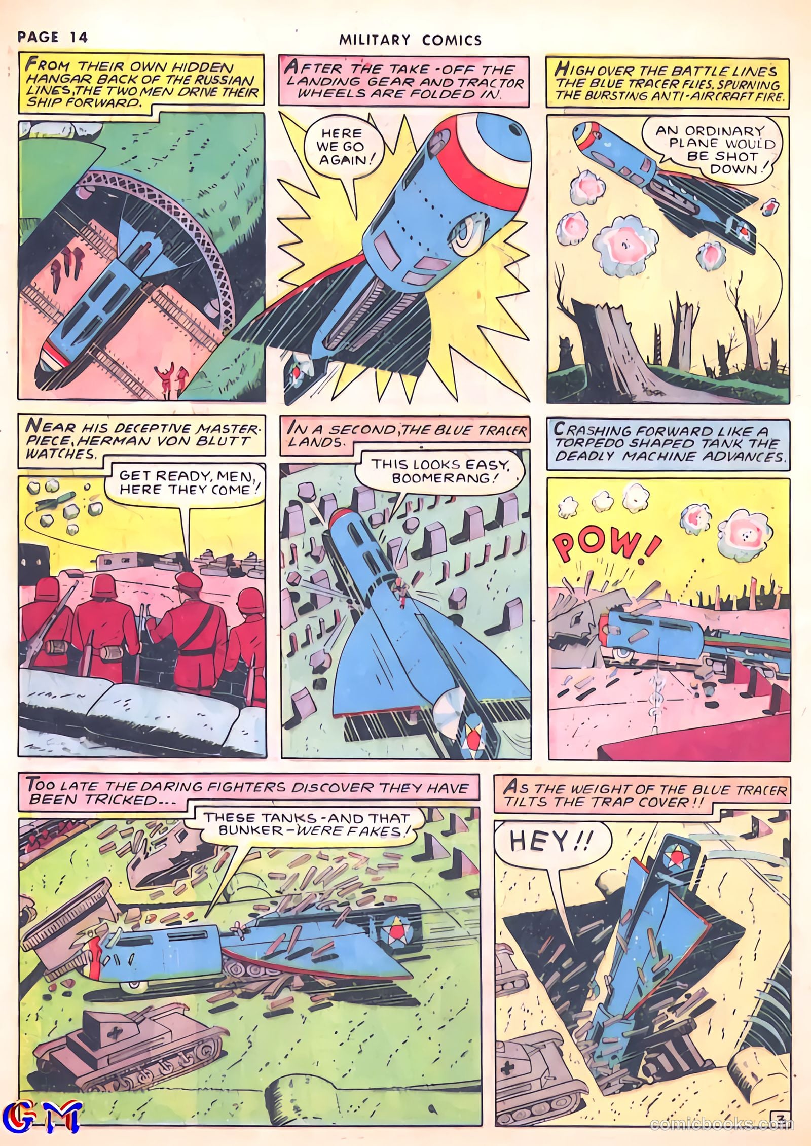 Military Comics #8 — page 16 of 68