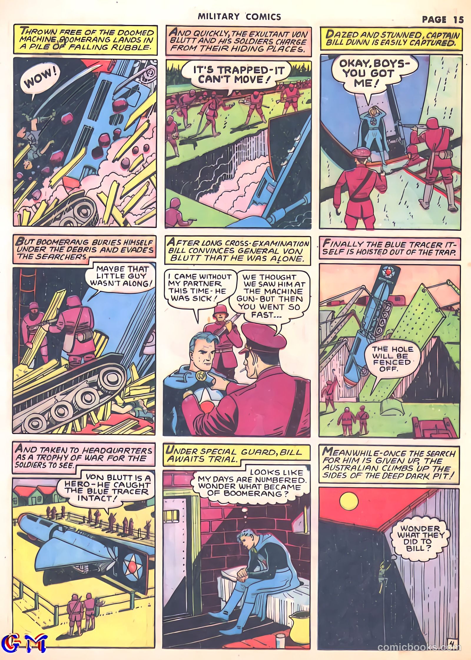 Military Comics #8 — page 17 of 68