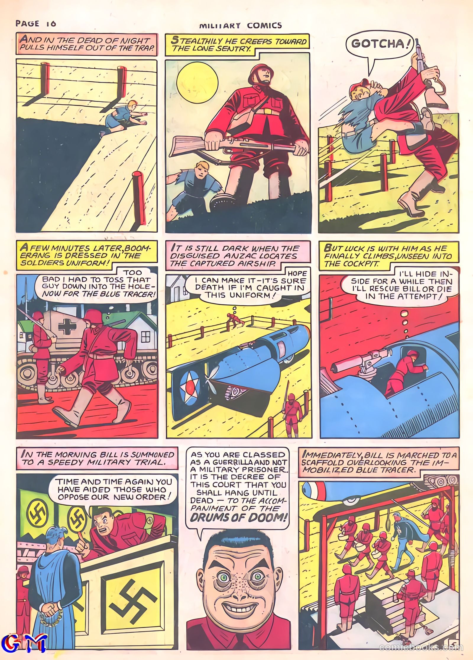 Military Comics #8 — page 18 of 68