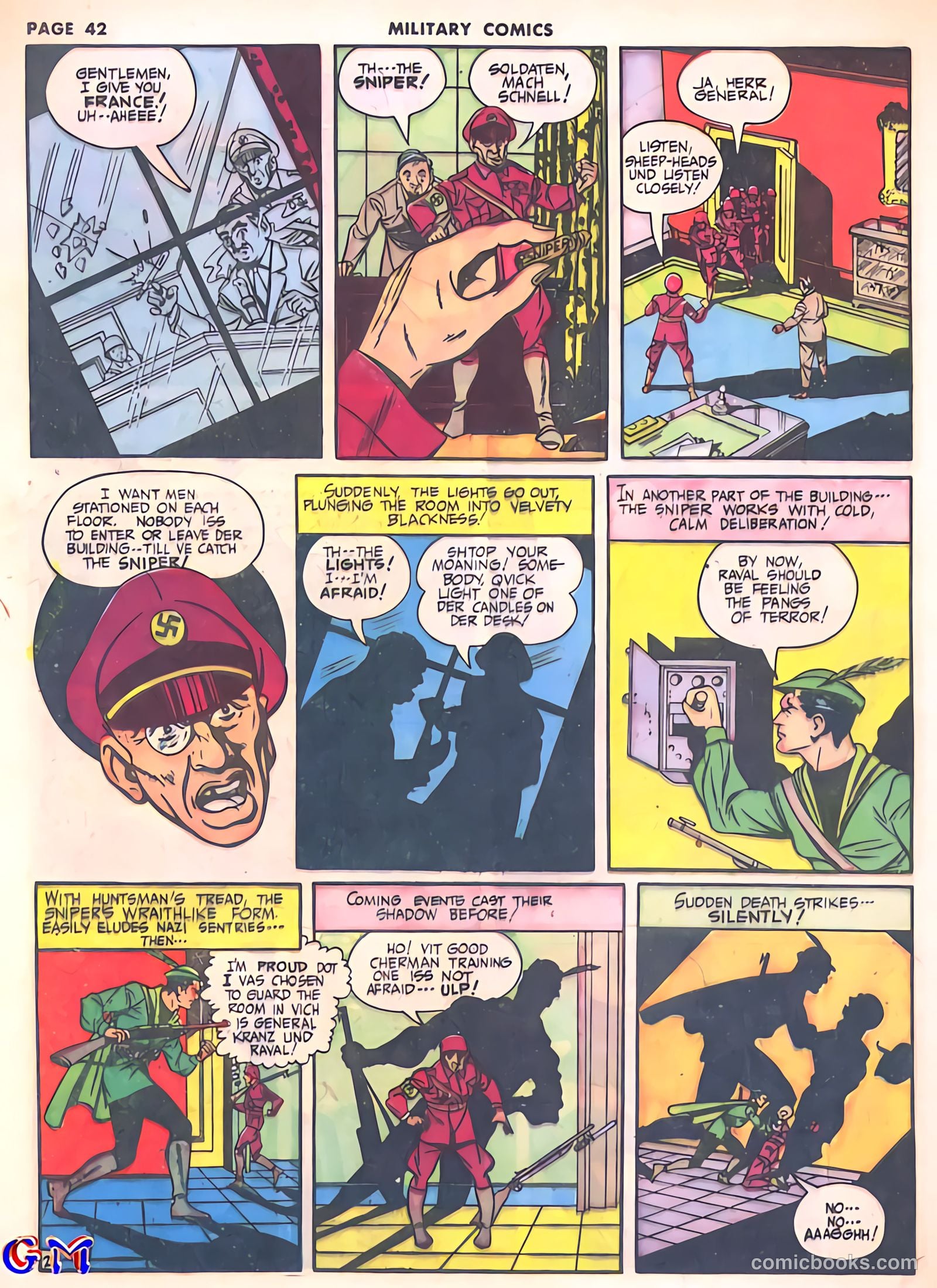 Military Comics #8 — page 44 of 68