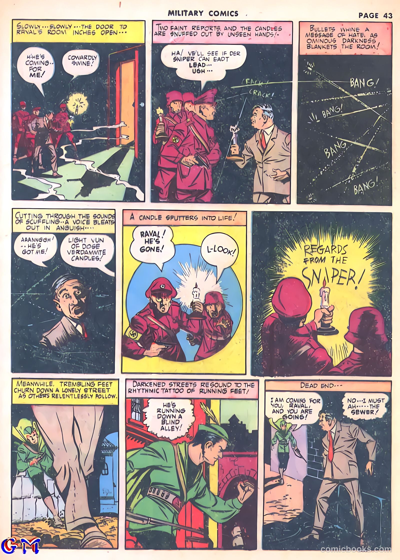 Military Comics #8 — page 45 of 68