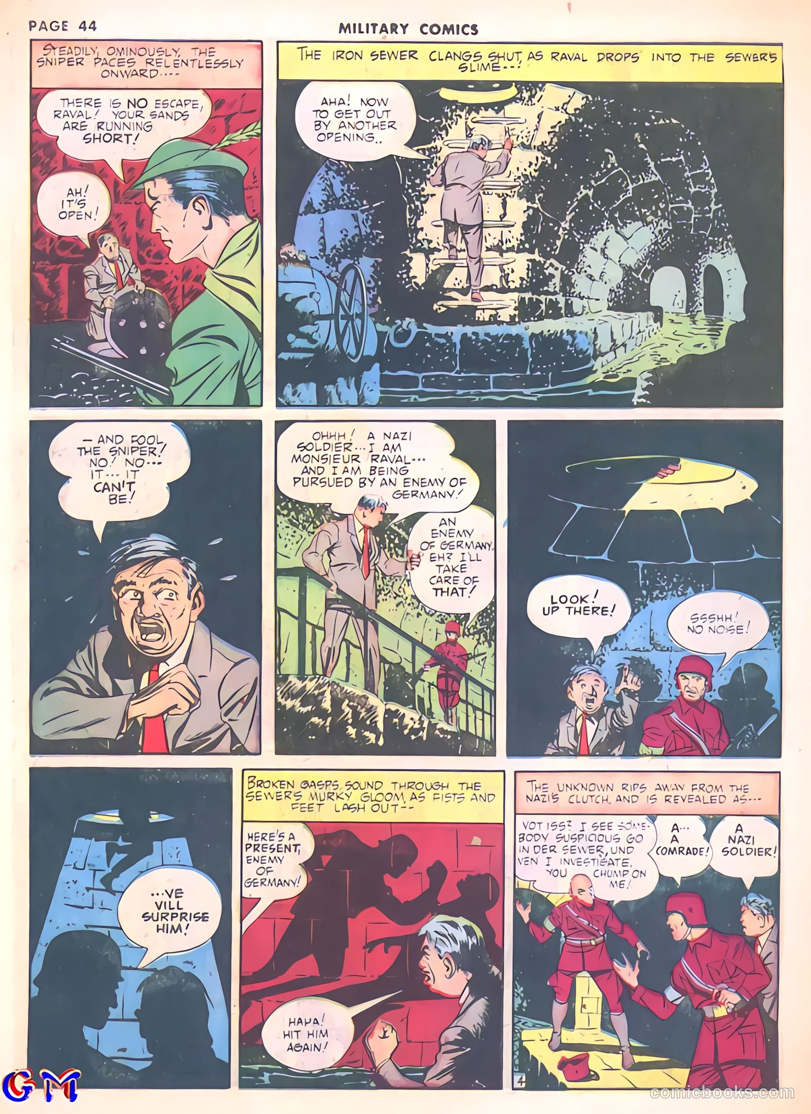 Military Comics #8 — page 46 of 68