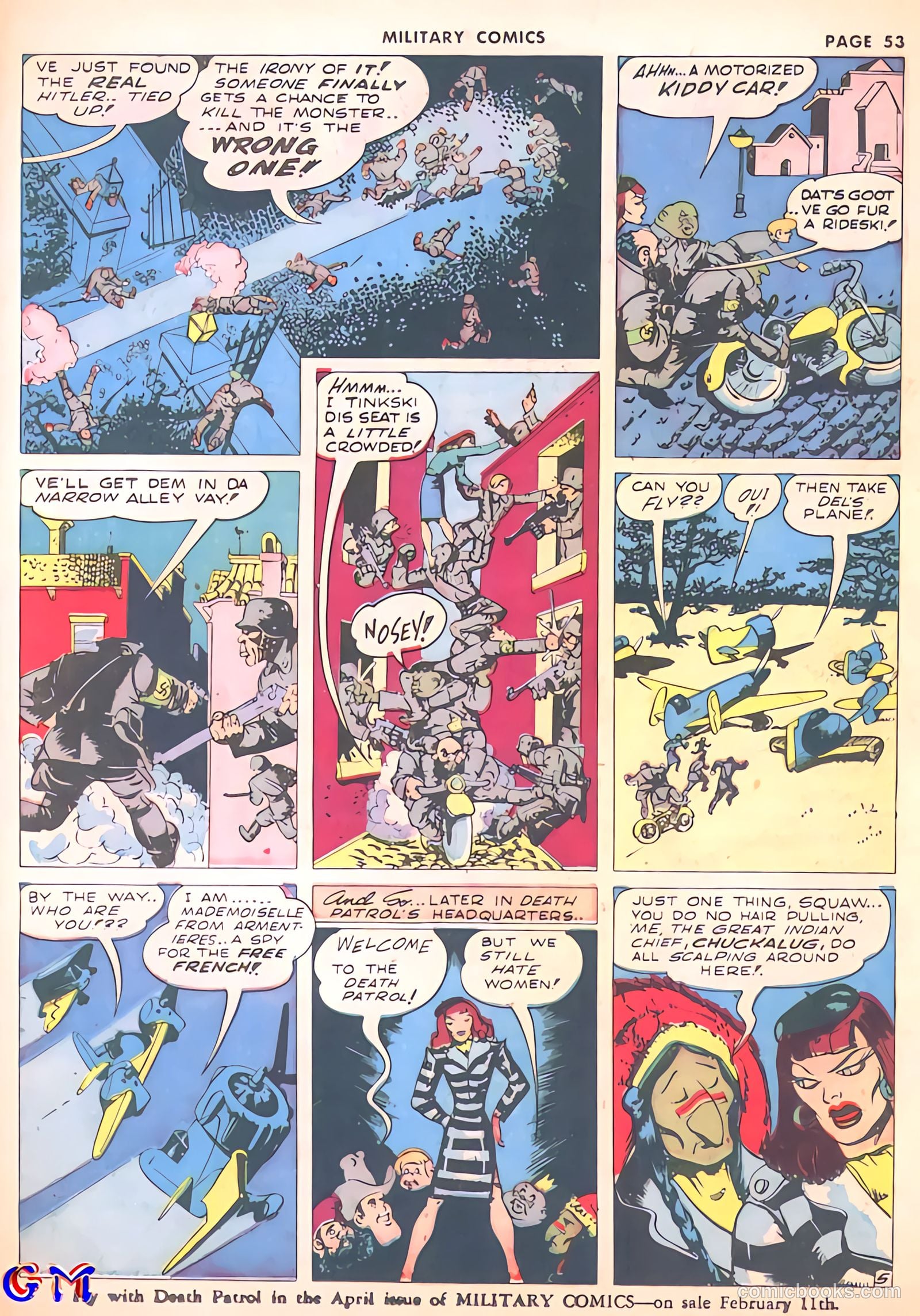 Military Comics #8 — page 55 of 68
