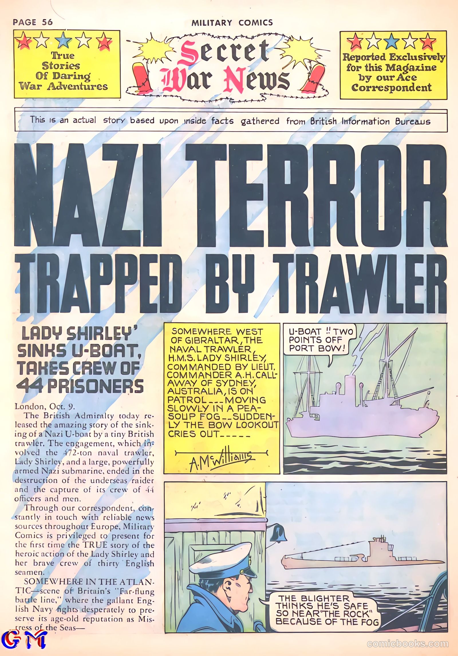 Military Comics #8 — page 58 of 68