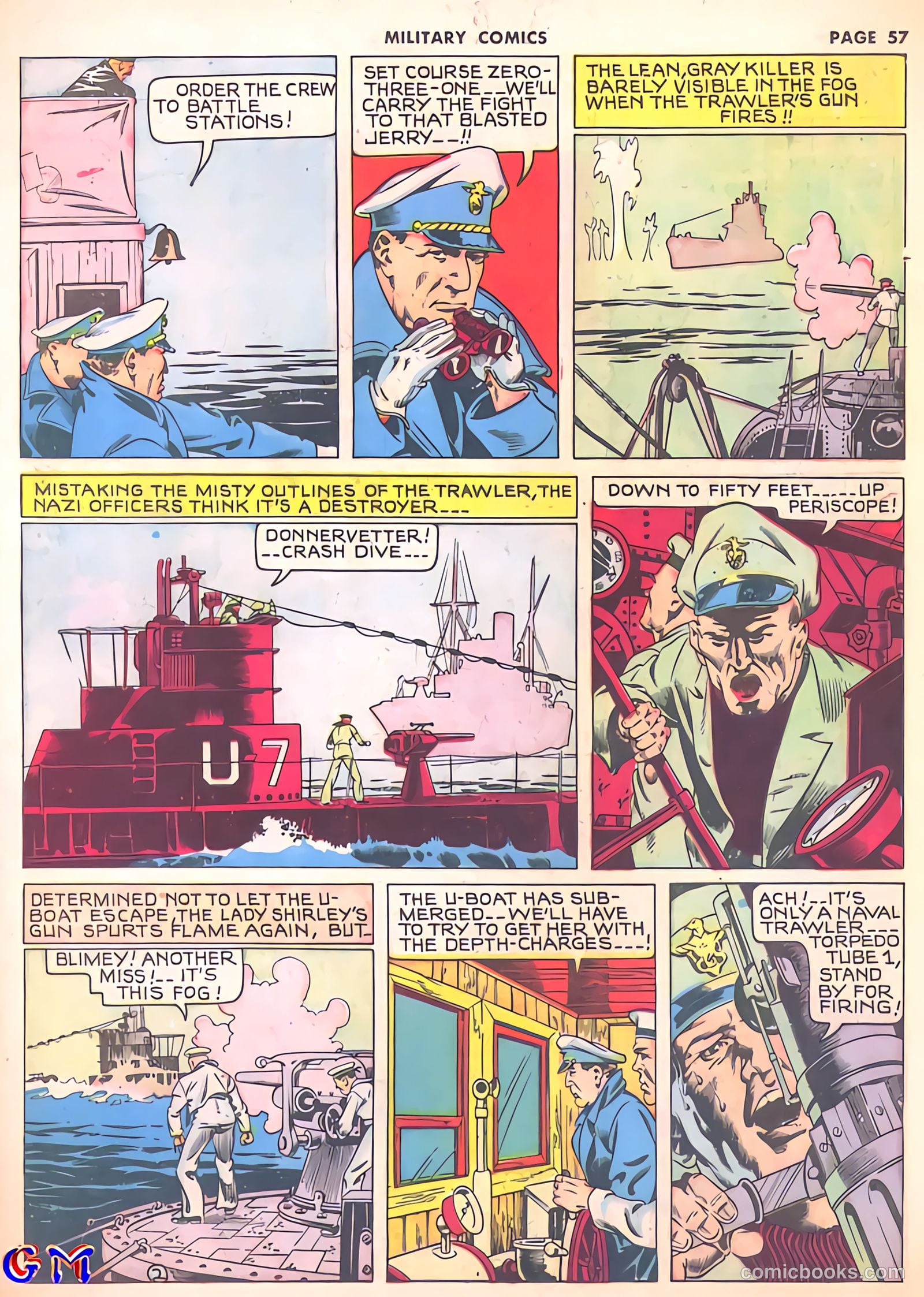Military Comics #8 — page 59 of 68