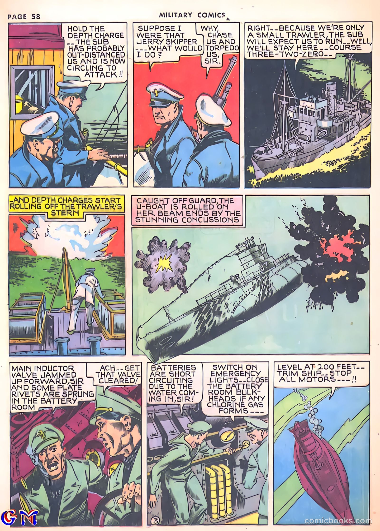 Military Comics #8 — page 60 of 68