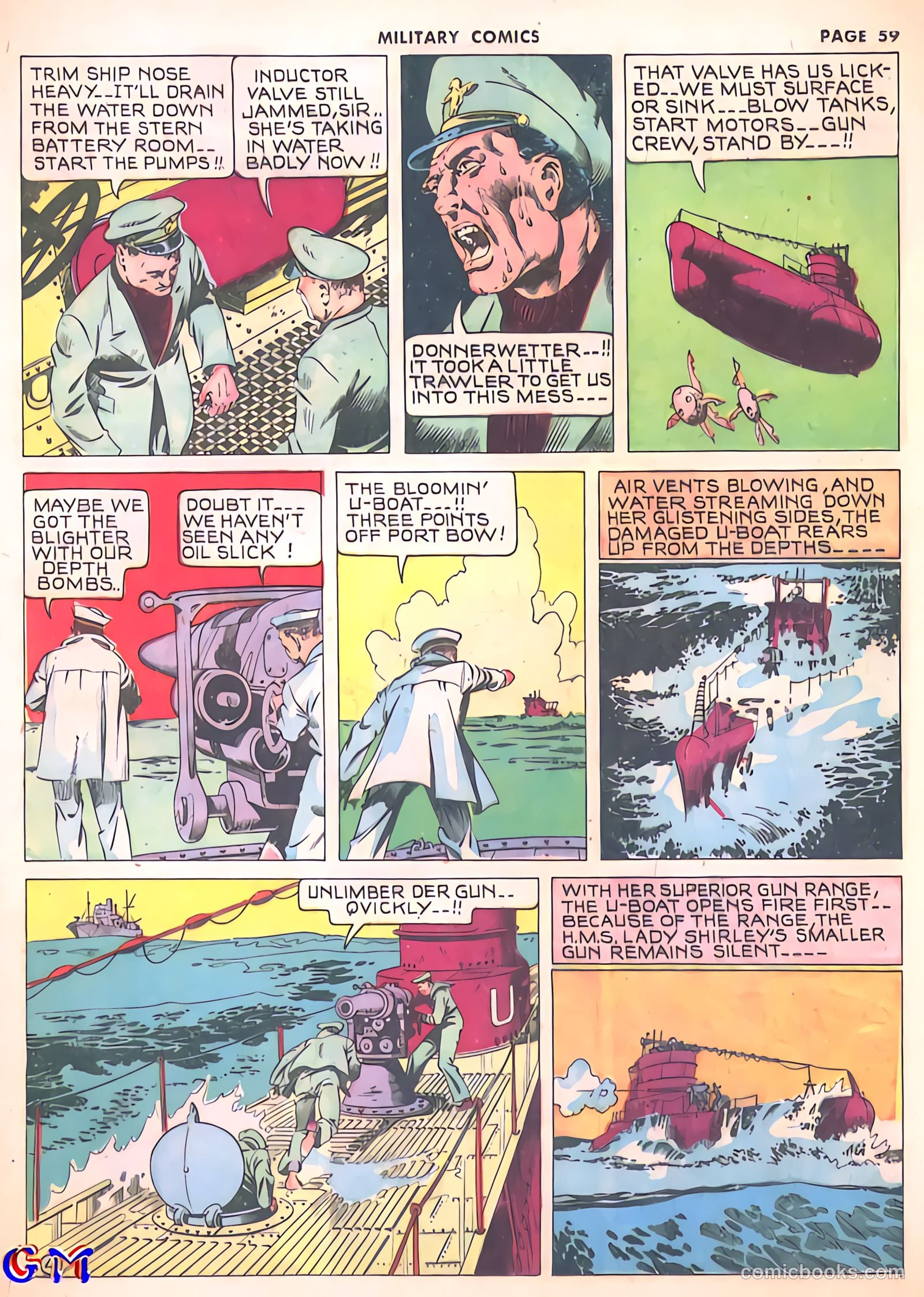 Military Comics #8 — page 61 of 68
