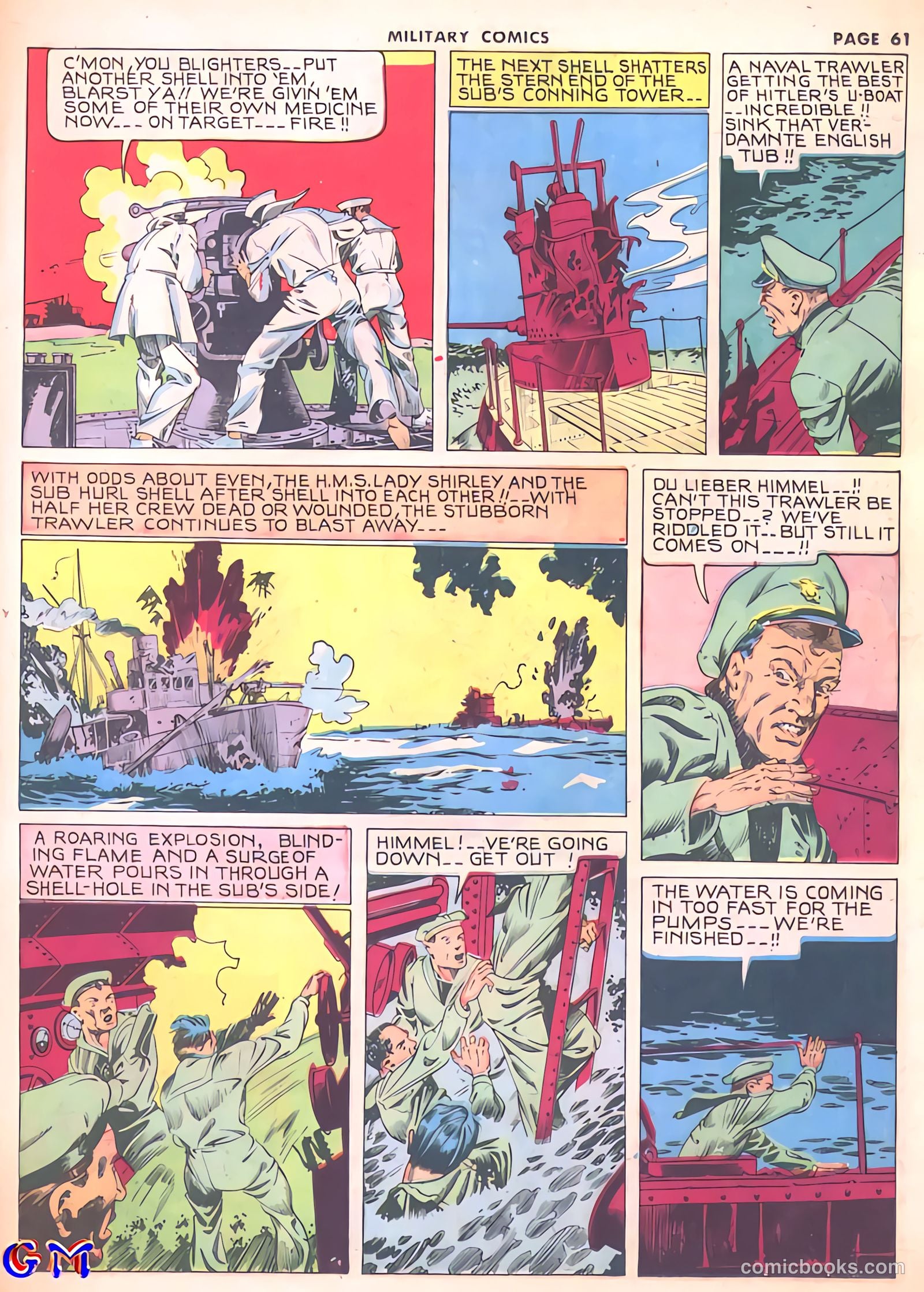 Military Comics #8 — page 63 of 68