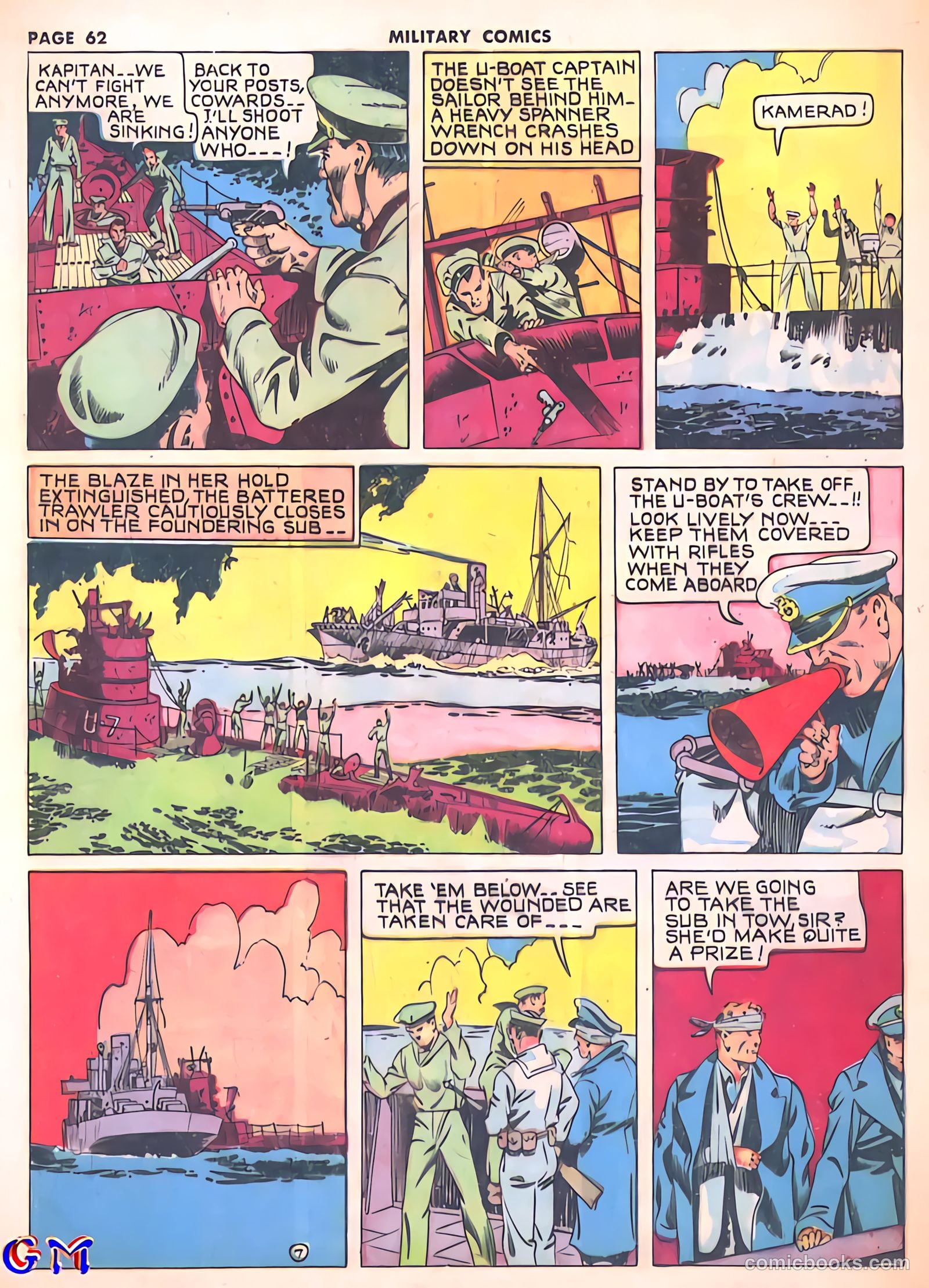 Military Comics #8 — page 64 of 68