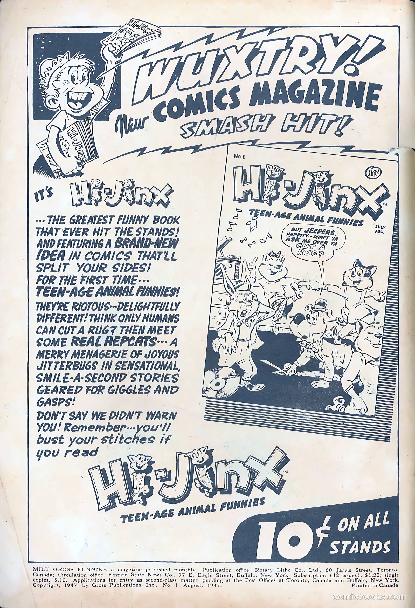 Milt Gross Funnies #1 — page 2 of 52